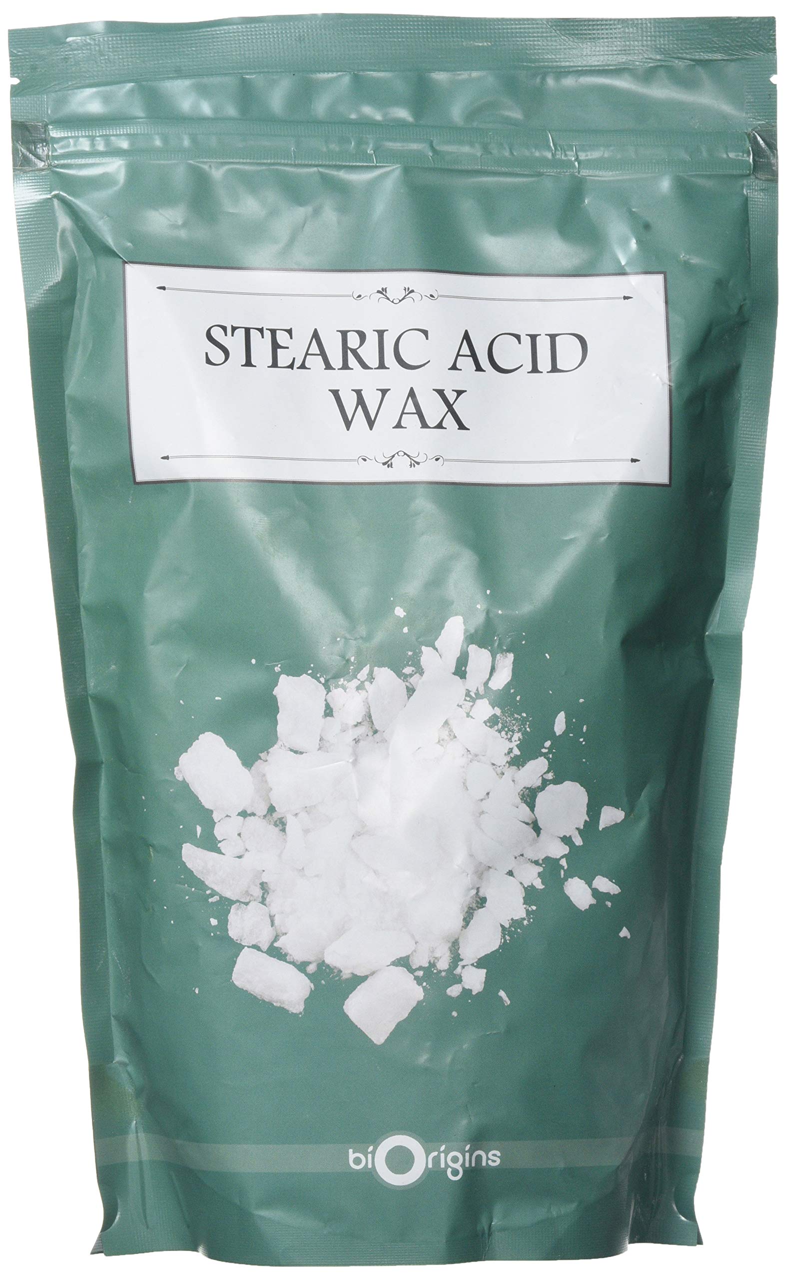 Mystic Moments | Stearic Acid Cosmetic Wax 500g | Vegetable Derived Emulsifying Ingredient | Soap & Skincare Making