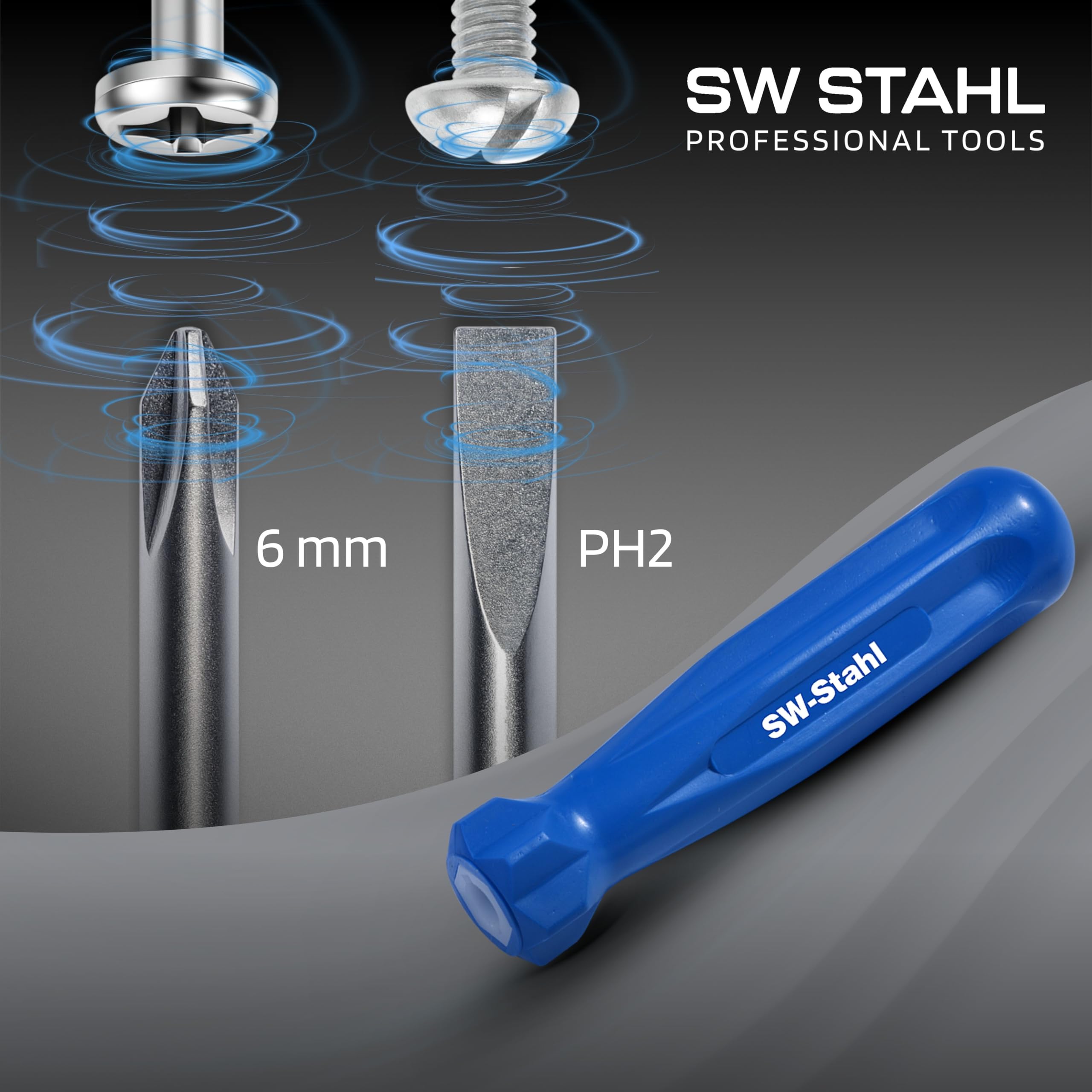 Sw-stahl 31100SB - Phillips tappo cacciavite e aerei modello lungo,