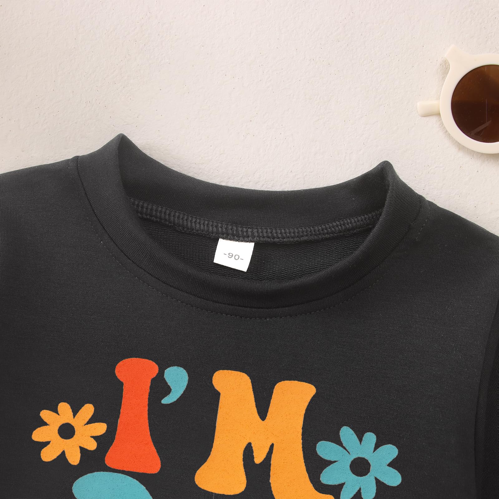 CM C&M WODRO 2° compleanno ragazza felpa "I'm Two Cute" stampante maglione secondo compleanno abbigliamento bambino bambino girocollo manica lunga annuncio abbigliamento autunno inverno maglione