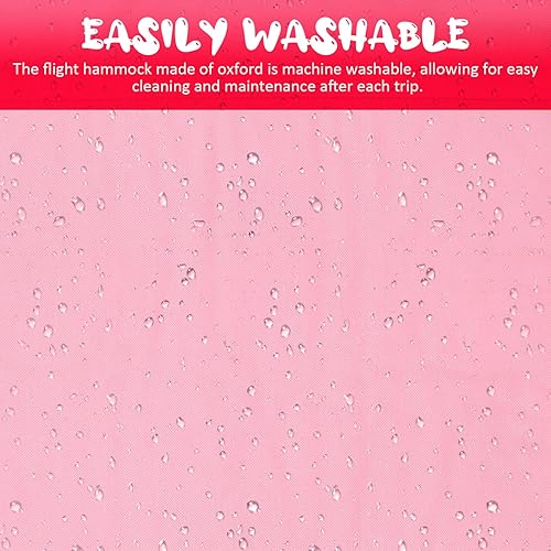 Miniatura 6 de Cabilock Cama de avión para niños pequeños, extensor portátil de asiento de avión para niños, cama de avión, reposapiés suave, hamaca esencial