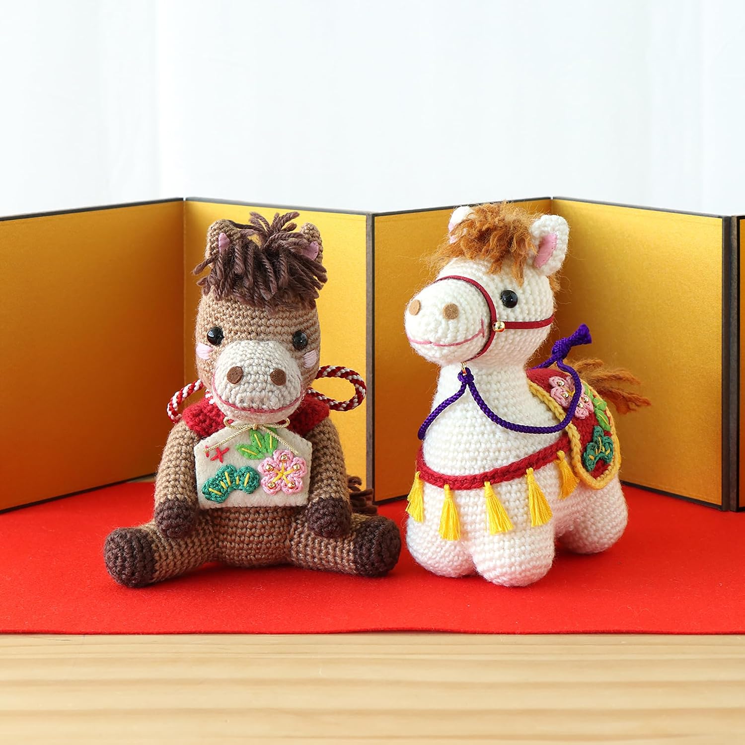 Olympus MK-99 Design Hiromi Fukumura Amigurumi Kit, Ema and Horse, Zodiac Kit, Japanese Zodiac