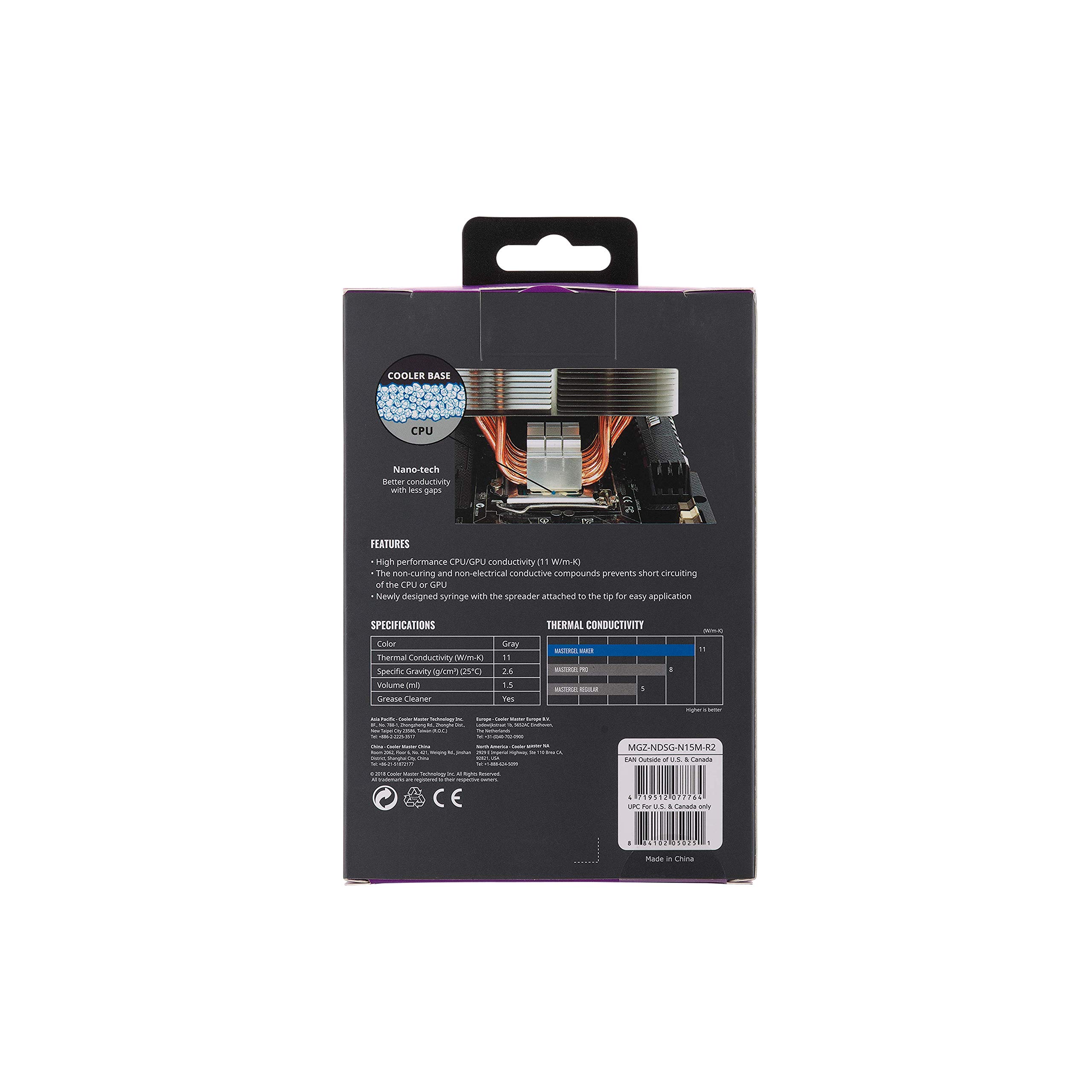 Cooler Master New MasterGel Maker, High Performance Heatsink Thermal