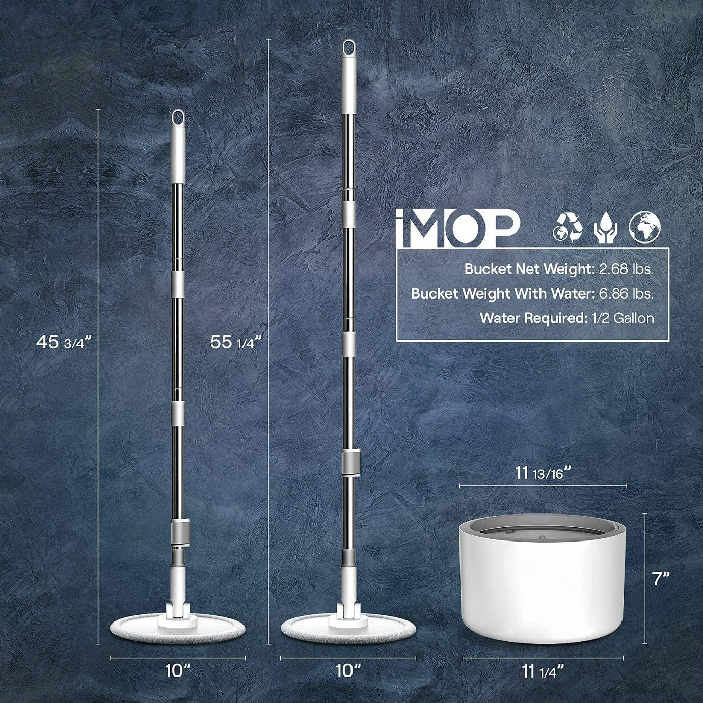 360° Spin Mop & Bucket - Hands-Free Floor Cleaning -5