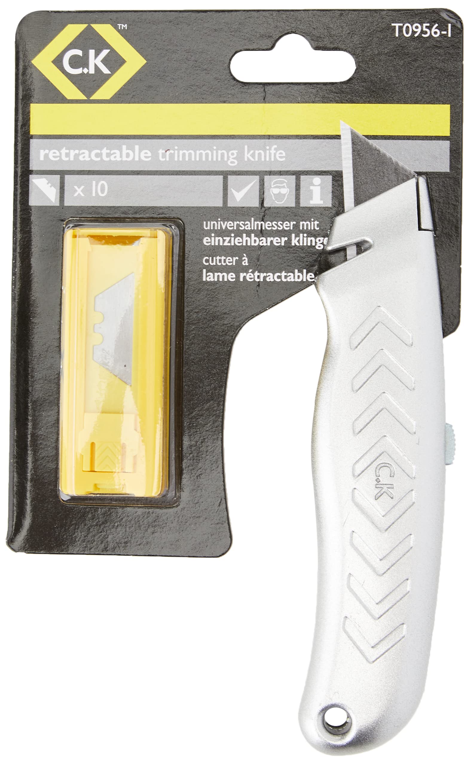 C.​K T0956-​1 Cutter à lame rétractable