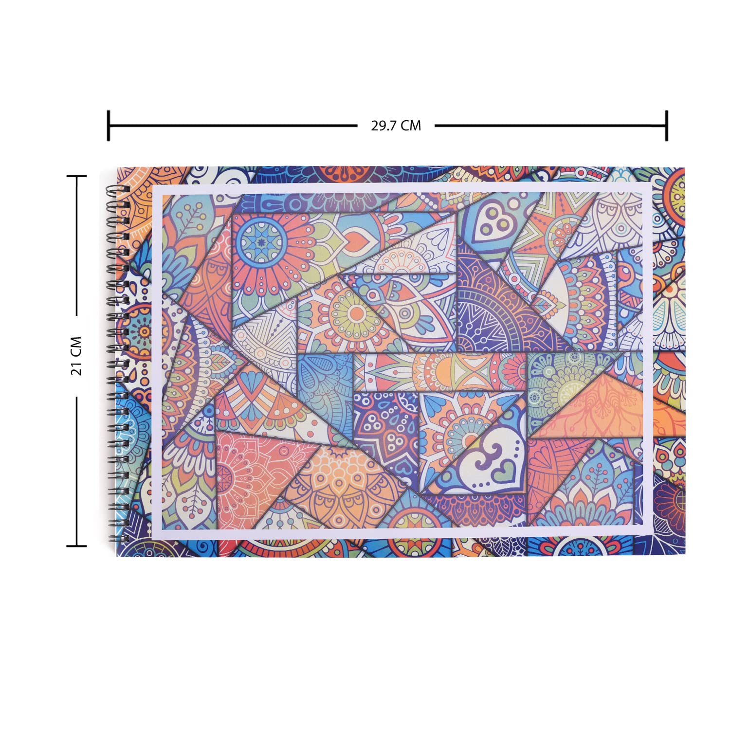 Papboo Quaderno da disegno per artisti, formato A4, con supporto posteriore, 140 g/m², 50 pagine (copertina opaca)