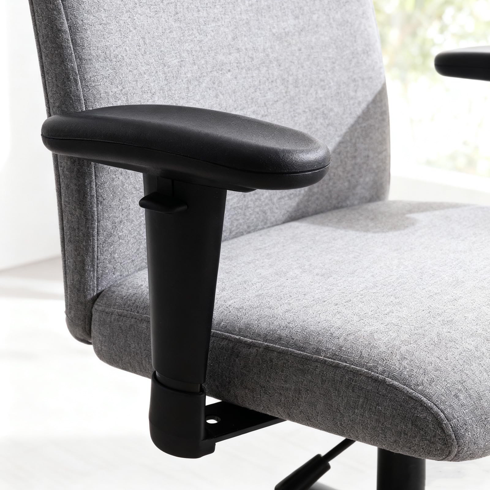 Braccioli per Comfort di Ricambio per Sedia da Ufficio e Gaming con Superficie Morbida in Pu e Supporto Ergonomico in Metallo e Riparazione