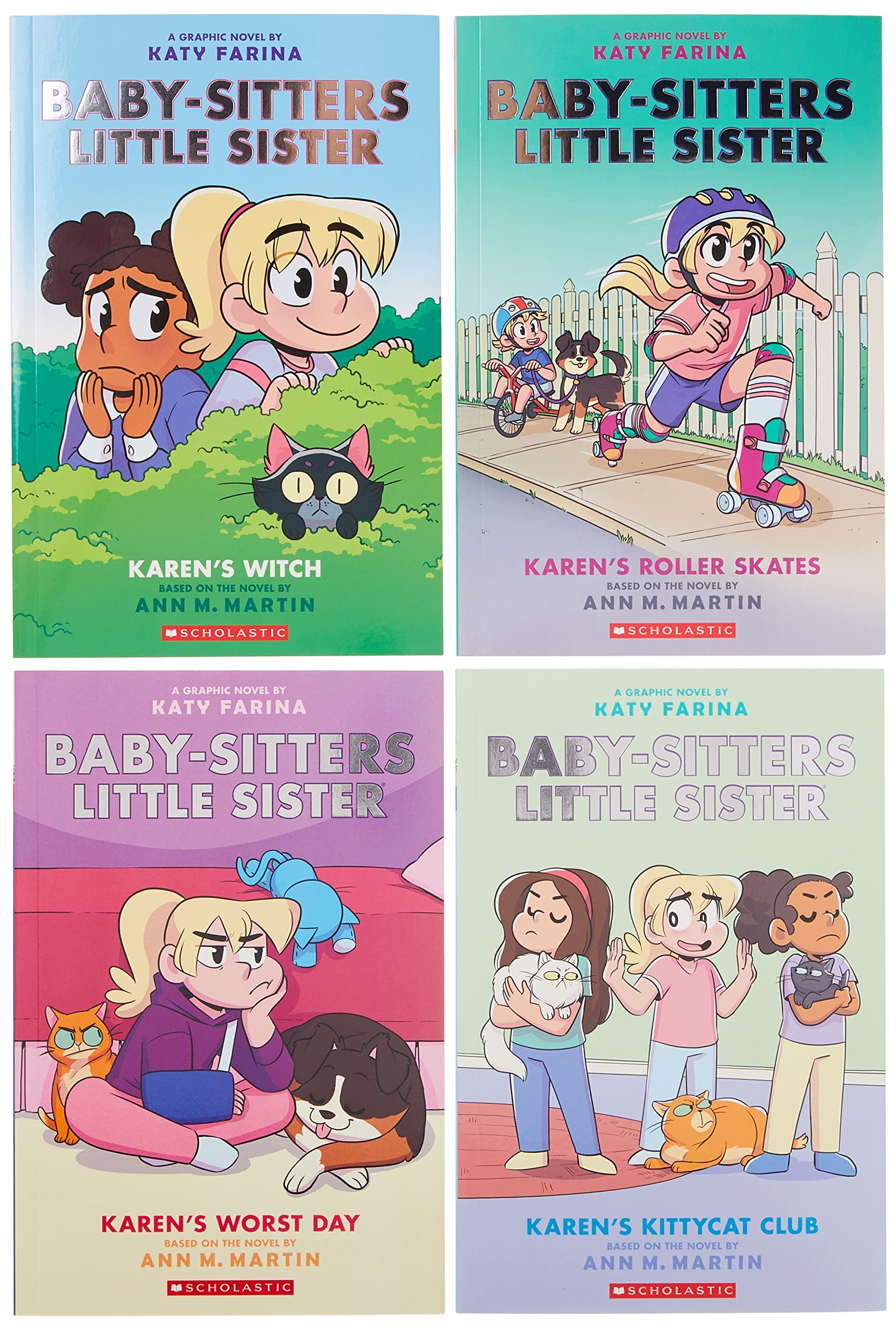 The Babysitters Little Sister Graphic Novels Box-set (Books 1 to 4) 2