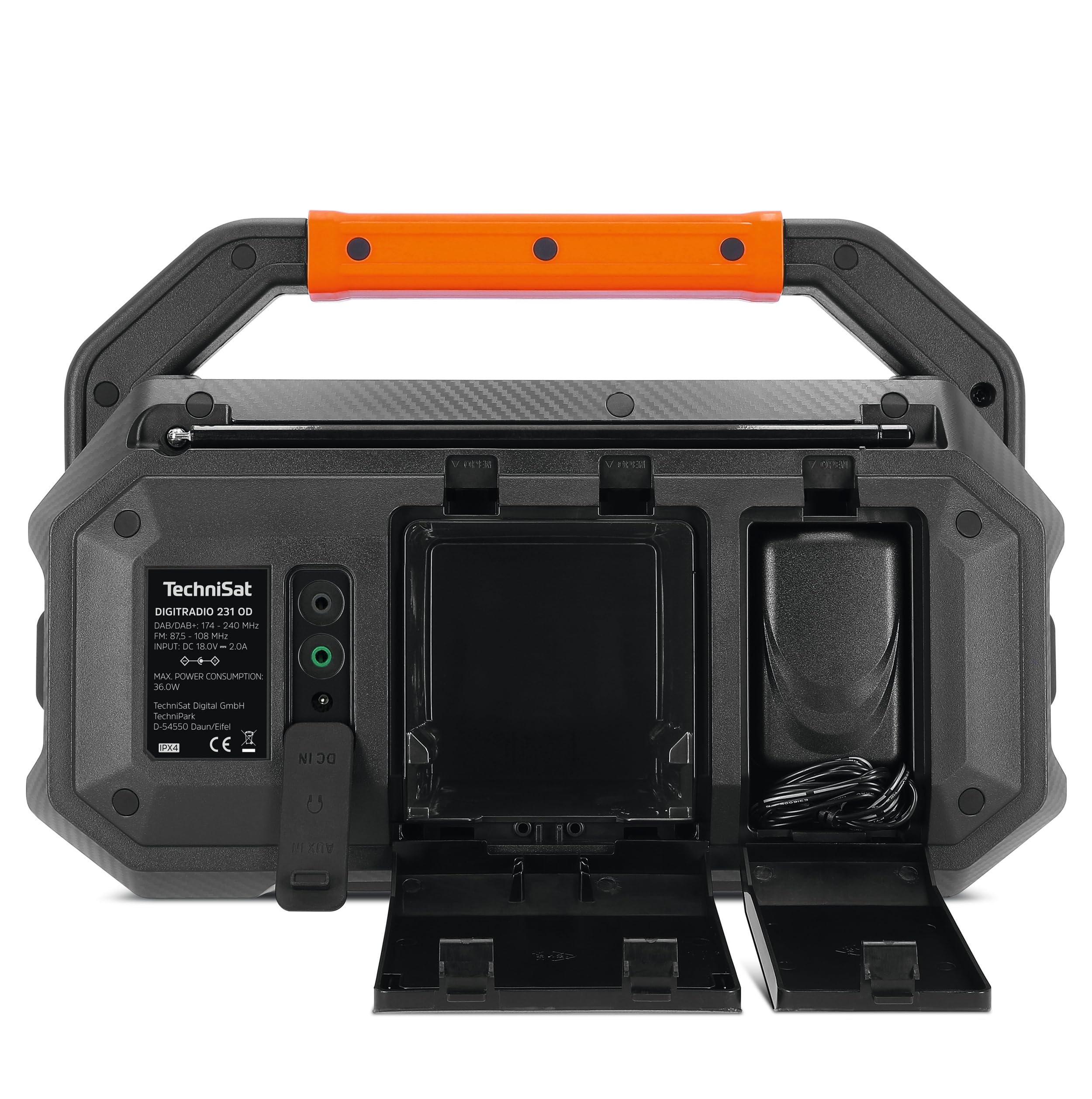 TechniSat DIGITRADIO 231 OD DAB+ Outdoor Boombox 18 V Bluetooth