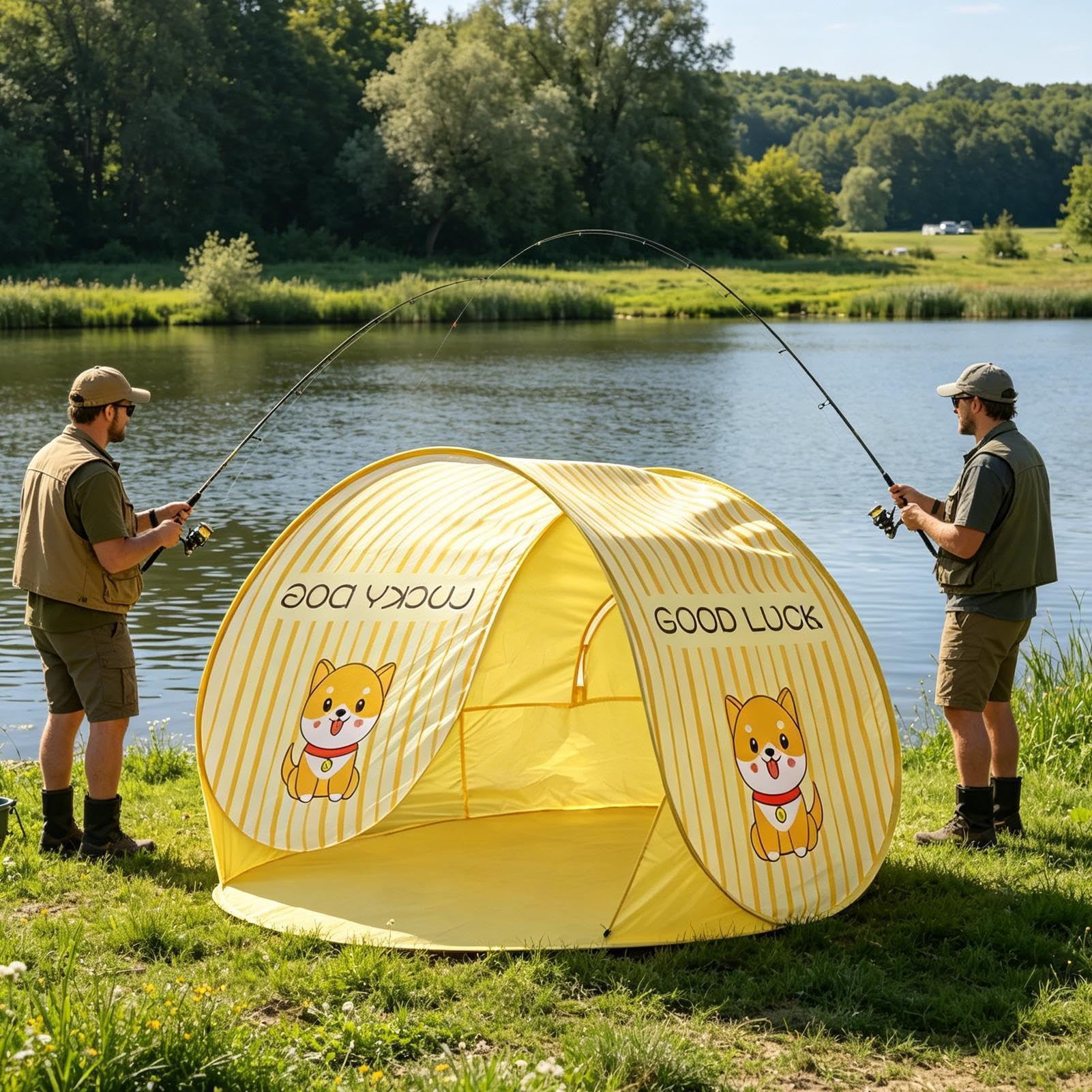 Parasol słoneczny na plażę - łatwy w montażu przenośny domek, anty-UV parasol plażowy | na kemping, podróże, pikniki, basen, ogród, sport, pies