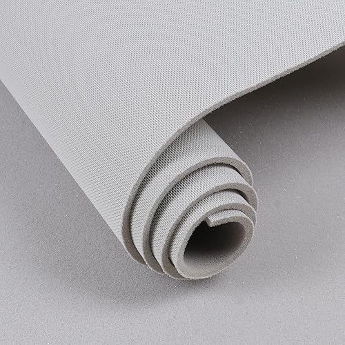 Miniatura 8 de Tejido de malla para techo de automóvil, 60 pulgadas de ancho por 80 pulgadas, con respaldo de espuma, material de reparación para automóvil, RV,