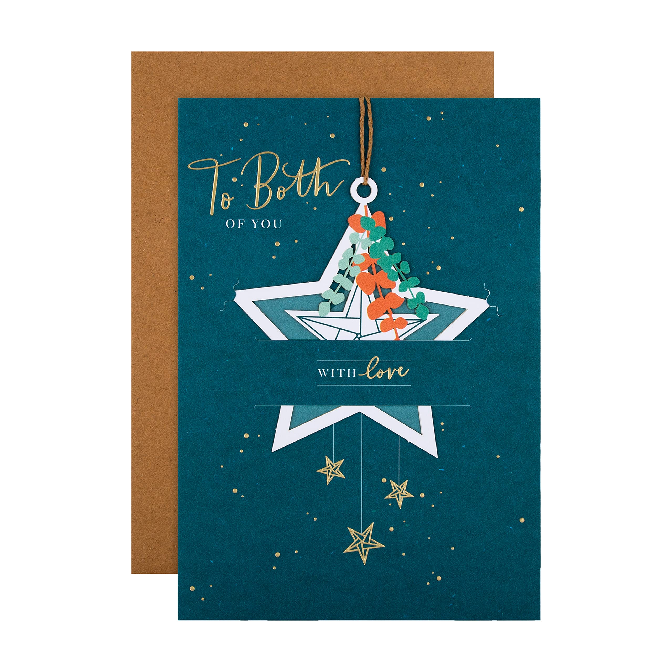 HallmarkChristmas Card for Both of You - Contemporary Design with Keepsake ElementThe Forest Stewardship Council