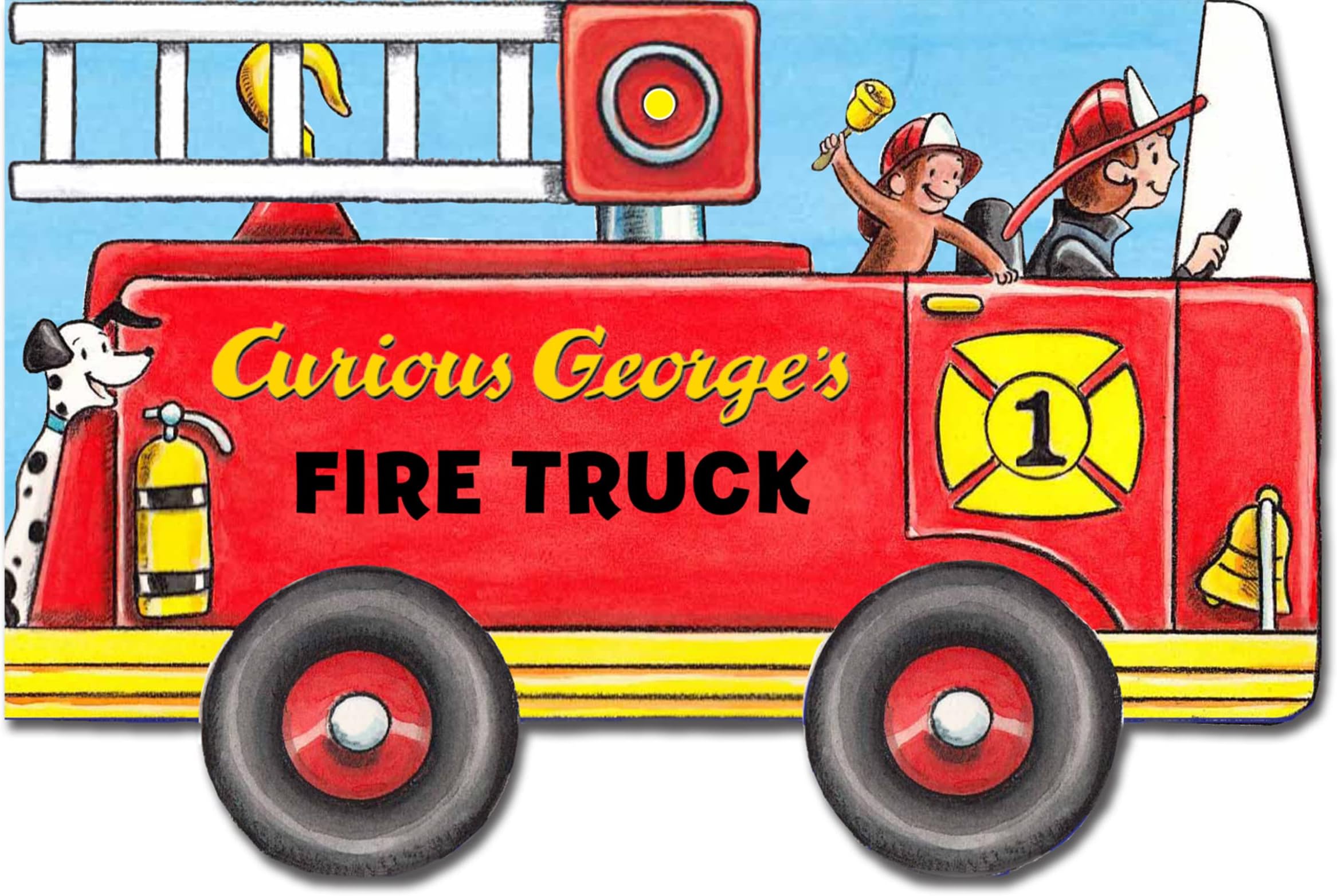 Curious George's Fire Truck (mini movers shaped board books)