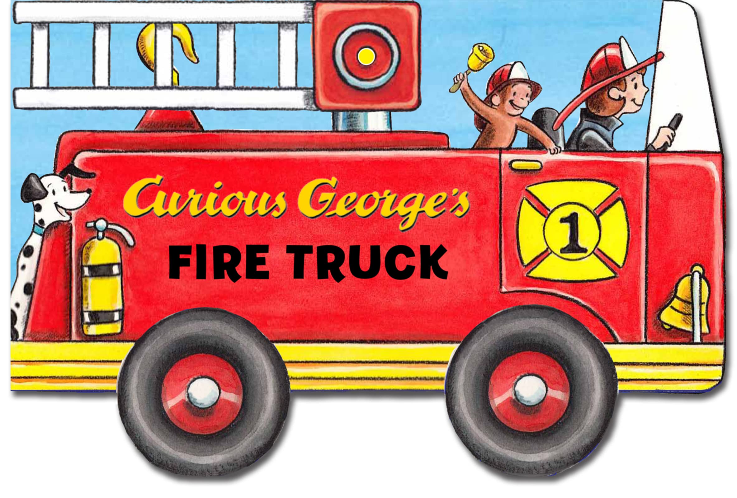 Curious George's Fire Truck (mini movers shaped board books)