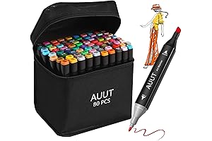 Ogeely Alcohol Markers, 82 Color Dual Tip Art Markers