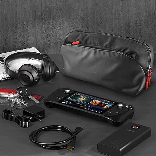 Miniatura 6 de heclynis Funda de transporte para cubierta de vapor, bolsa de transporte ligera para uso diario para viajes, bolsa de hombro acolchada para Nintendo