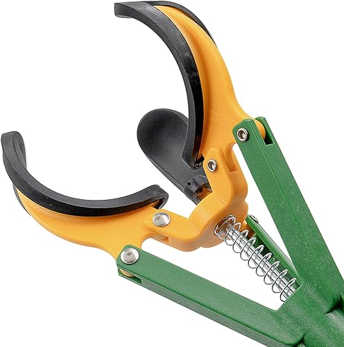 Miniatura 2 de Zenport ZL6146B Cosechadora y recogedora telescópica de frutas de largo alcance, extensión de 10 pies, gris