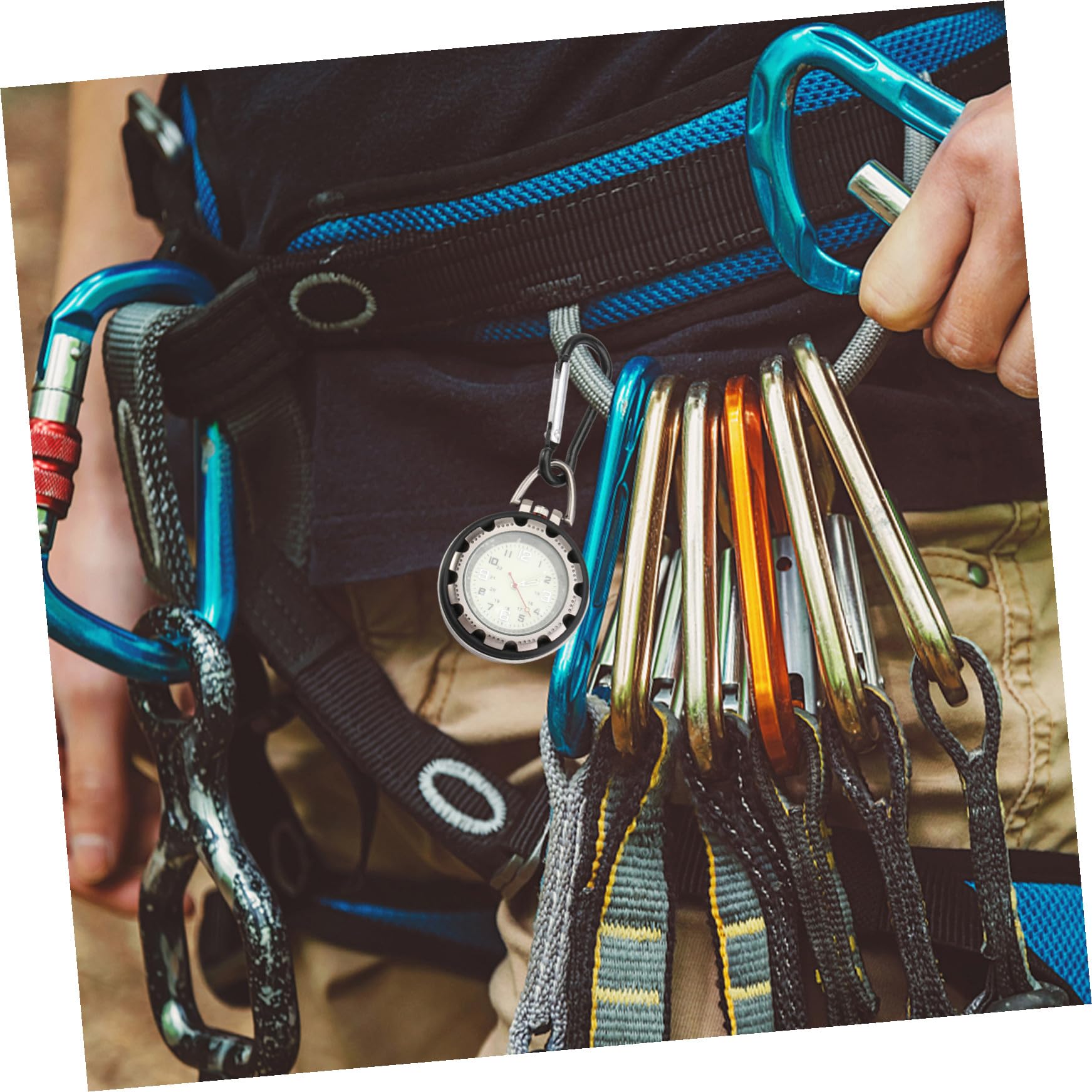 SOIMISS 3 STK Backpacker-Clip-Uhr taschenuhr Outdoor Uhr uhrn Sports Watch Multifunktionsuhr fortschrittliches Material watchxh Uhren für glattes Haar fob betrachten Ansteckuhr Gürteluhr