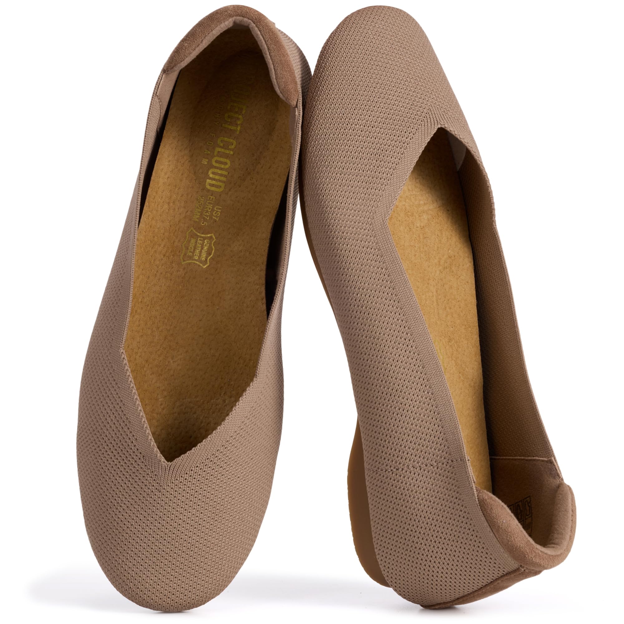 Project Cloud Womens Flats - Memory Foam Insole Ballet Flats for Women Footwear - Non Slip and Lightweight Comfortable Shoes for Women 2026 (Prospect) — view 5