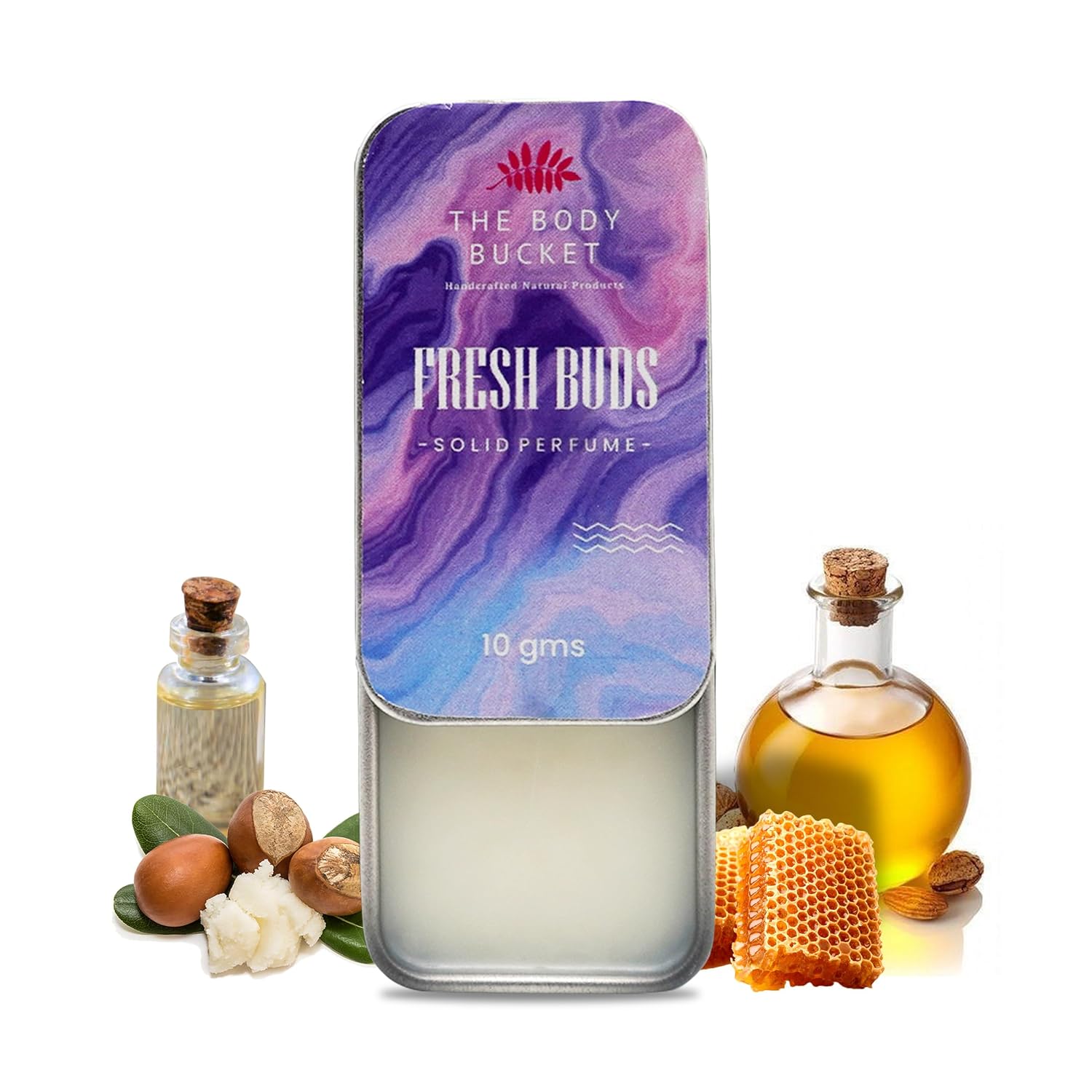 FRESH BUD Alcohol Free Solid Perfume 10 Gm Pocket Friendly and Easy to Apply Natural Handmade Toxic Chemical Free Long-Lasting & Strong Cologne Fragrance Balm Ideal Gift for Him & Her