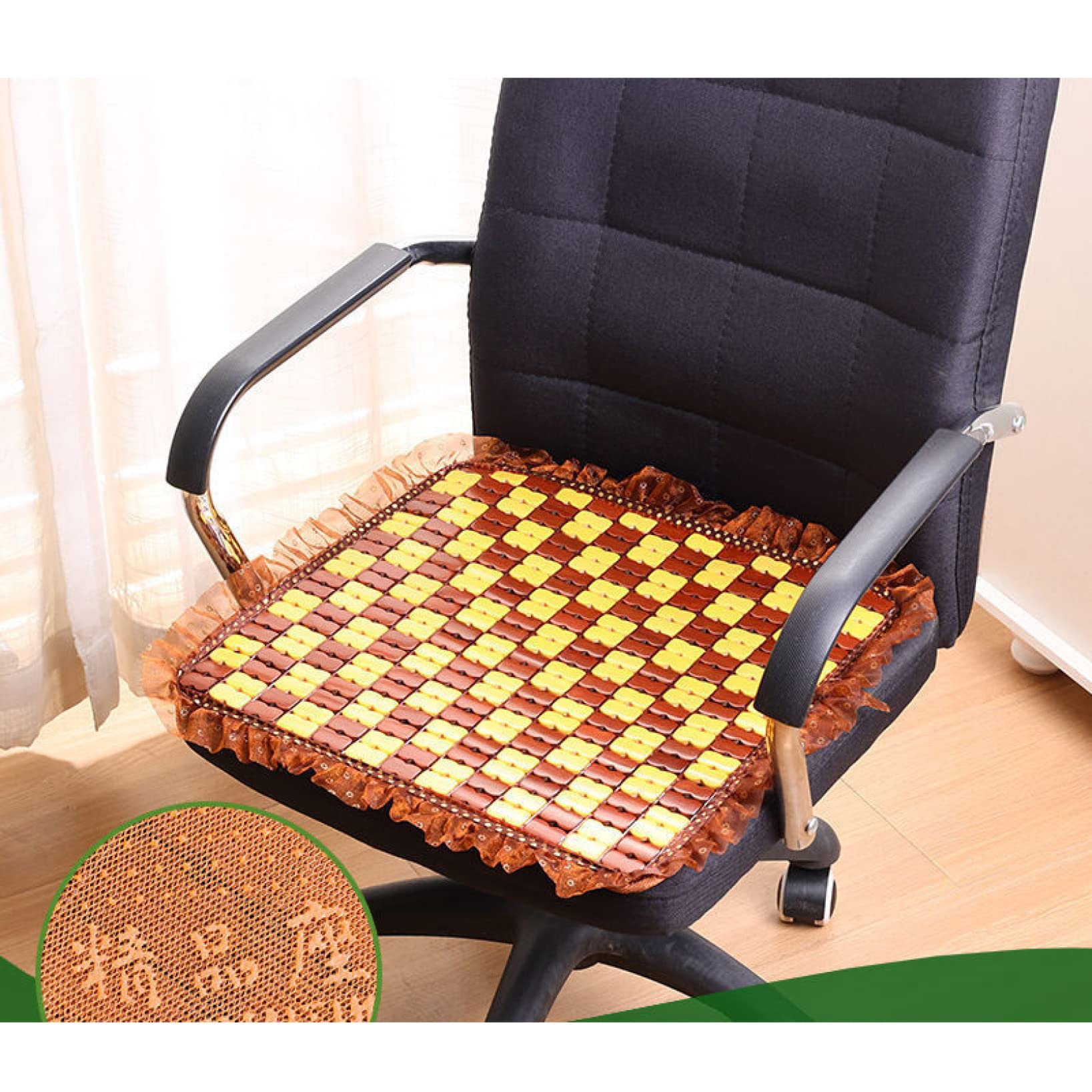 Amazon.co.jp: チェアパッド 座席シート 蒸れない 通気 涼しい 椅子用  