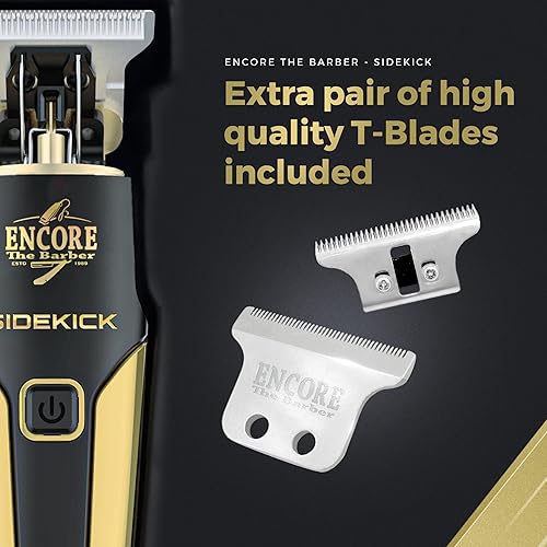 Miniatura 5 de Sidekick - Cortadora de pelo eléctrica inalámbrica profesional para hombres, corte limpio, ligero, 1.5 horas de tiempo de funcionamiento, suave con