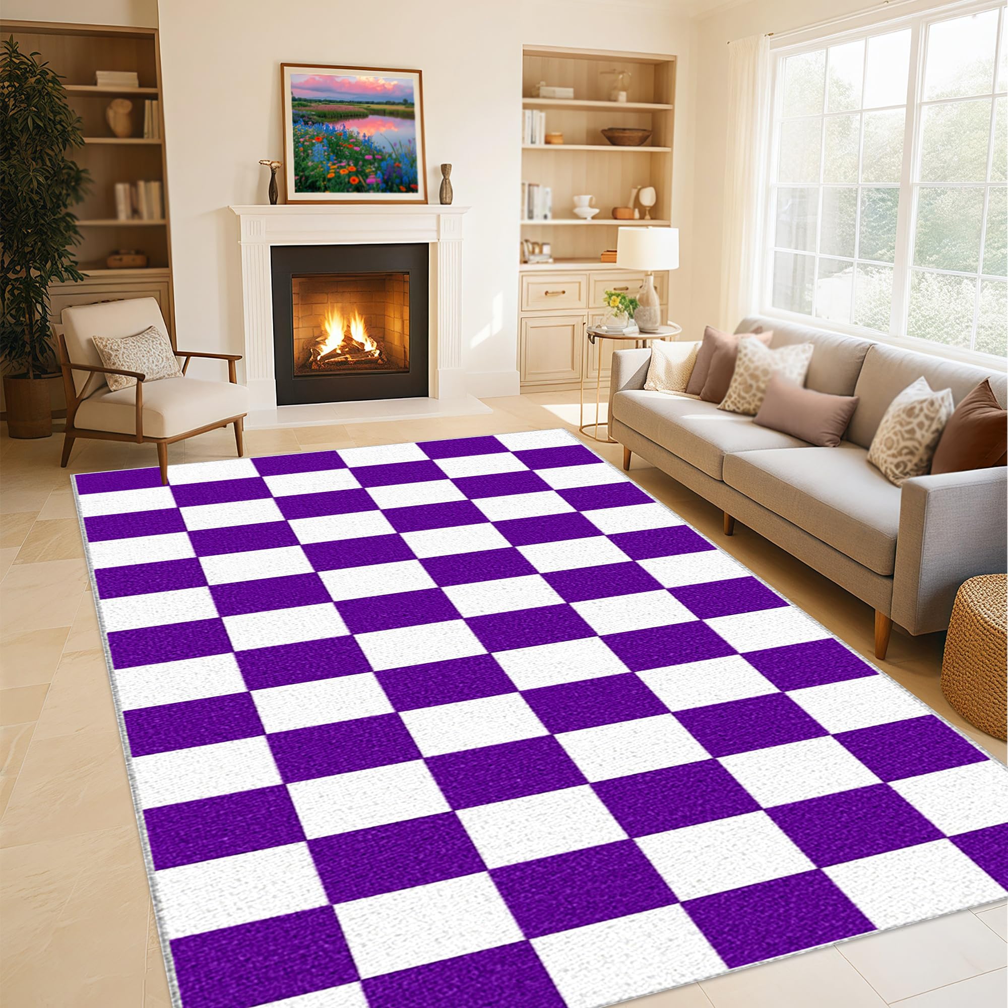 Tapis de chambre lavable fini les taches avec cette descente de lit douce pour adulte