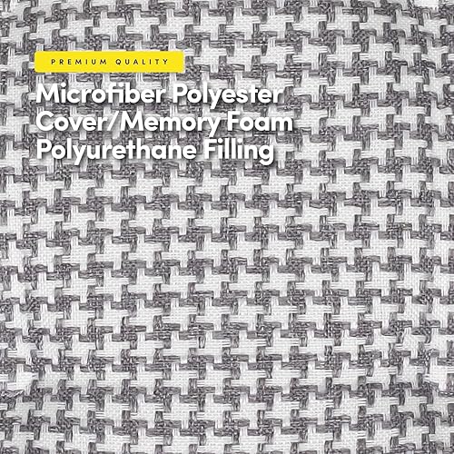 Miniatura 138 de Sweet Home Collection Cojines de espuma viscoelástica para silla, goma antideslizante y parte trasera de goma antideslizante en forma de U de 17 x