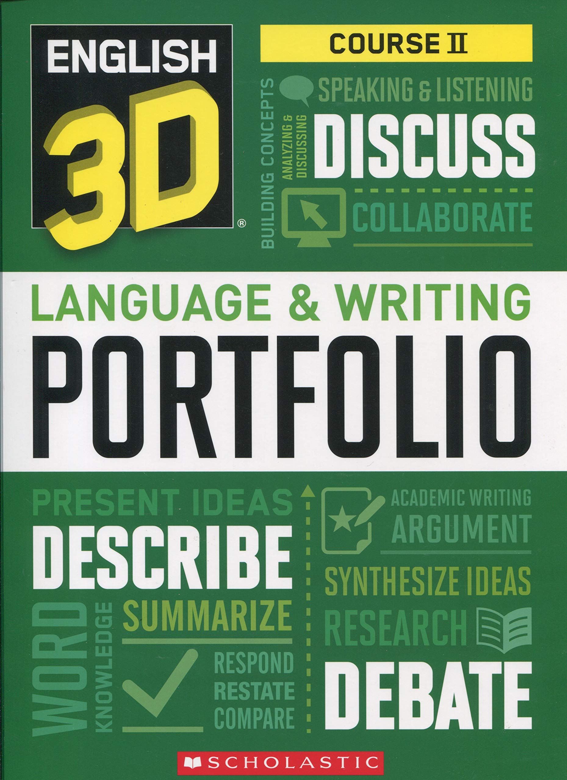 English 3D Language & Writing Portfolio Course II 9780545629751