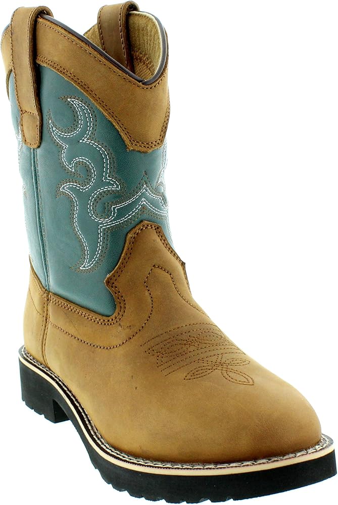 Leather/Nylon Buckaroo Western Boot 