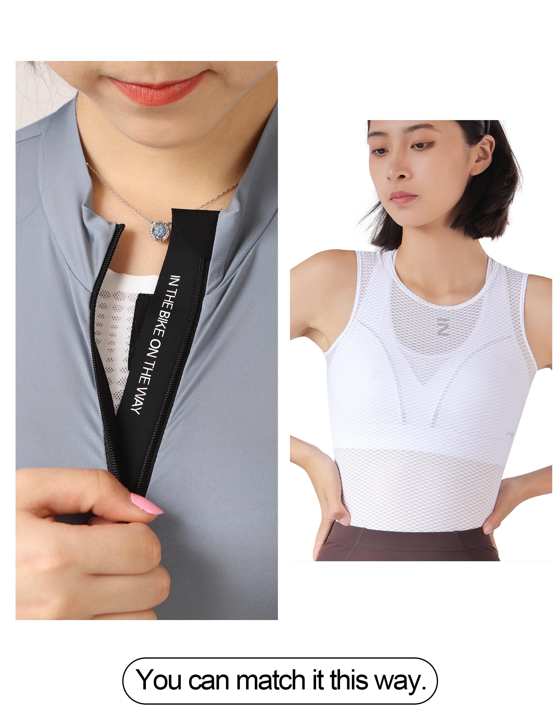 INBIKE Fahrradtrikot Damen Lang Leicht und Atmungsaktiv Lange Fahrradbekleidung Lila Grau Blau Optional MZ050