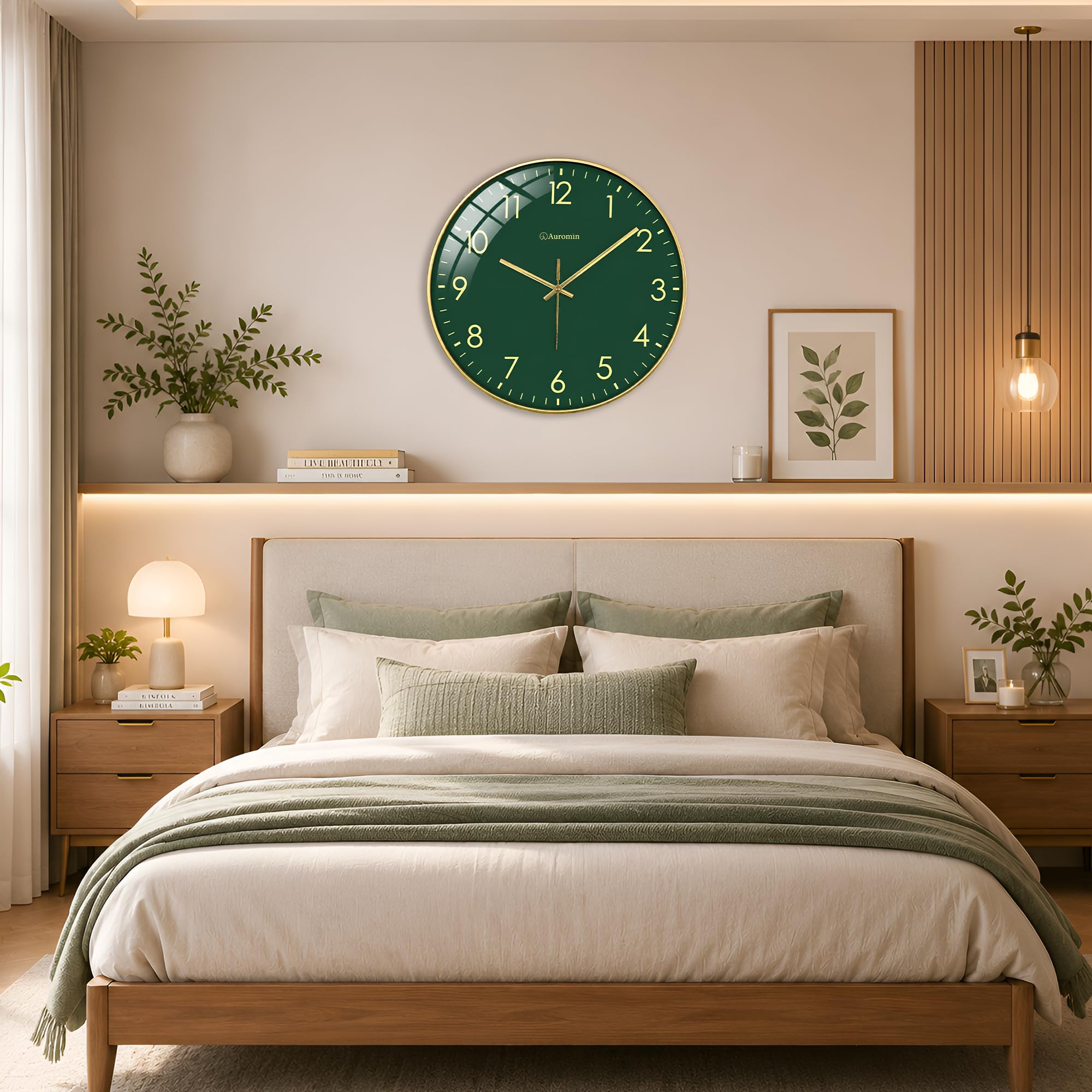 Auromin Stylish Wall Clock - Modern Design -6