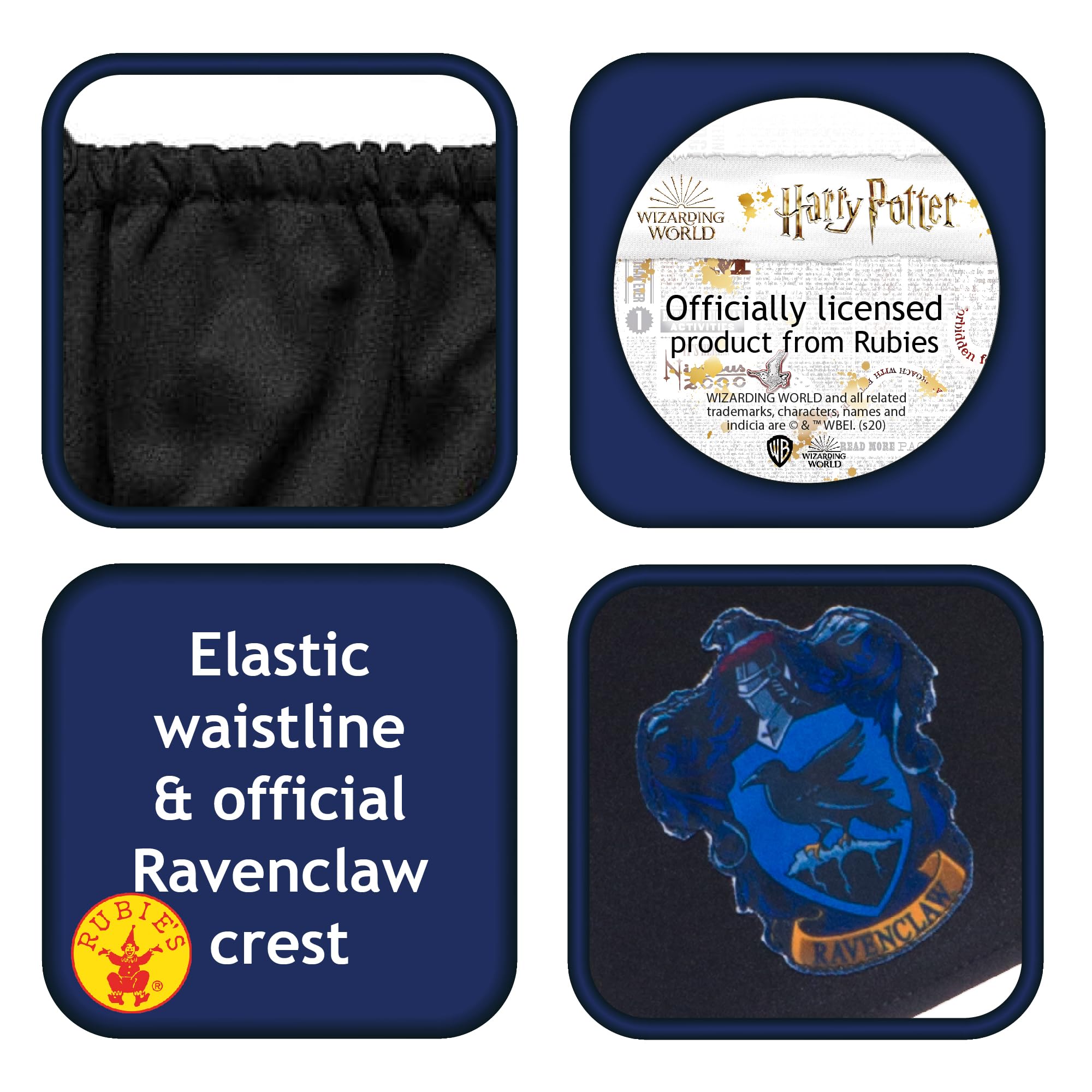 Amazon.com: Rubies Harry Potter Costume Skirt, Ravenclaw, Child's