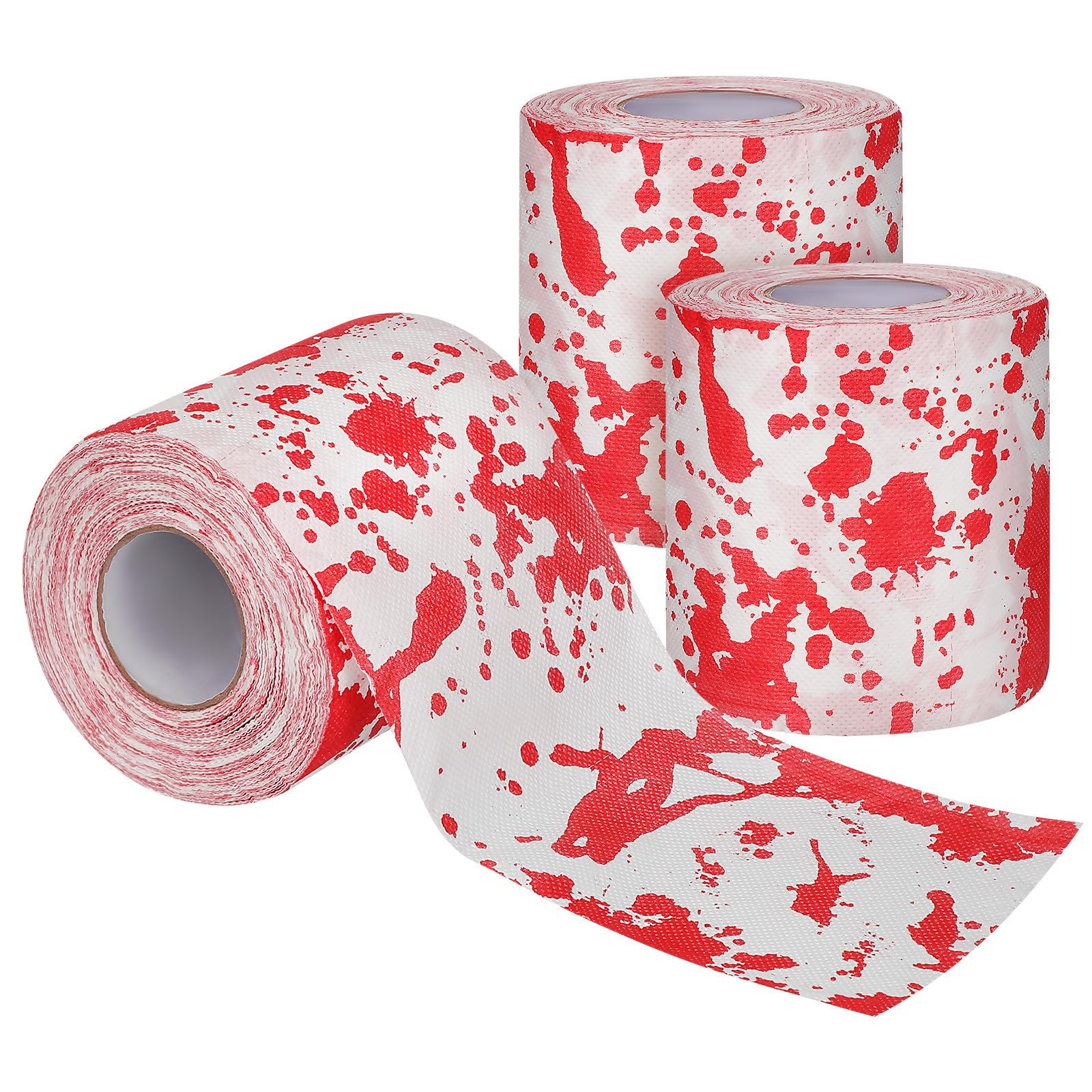 Papel higiénico de Halloween Zerodeko de pulpa decorativo para aseos de espacios comerciales