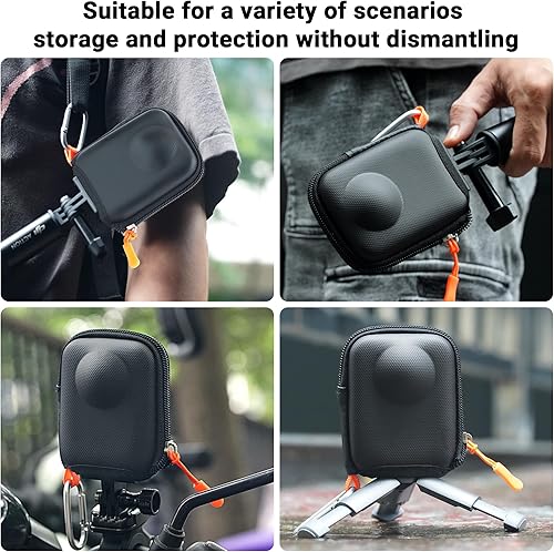 Miniatura 2 de CYNOVA Osmo 360 - Funda para accesorios DJI Osmo 360, con protector de pantalla (2 juegos), funda rígida de almacenamiento de viaje compatible con