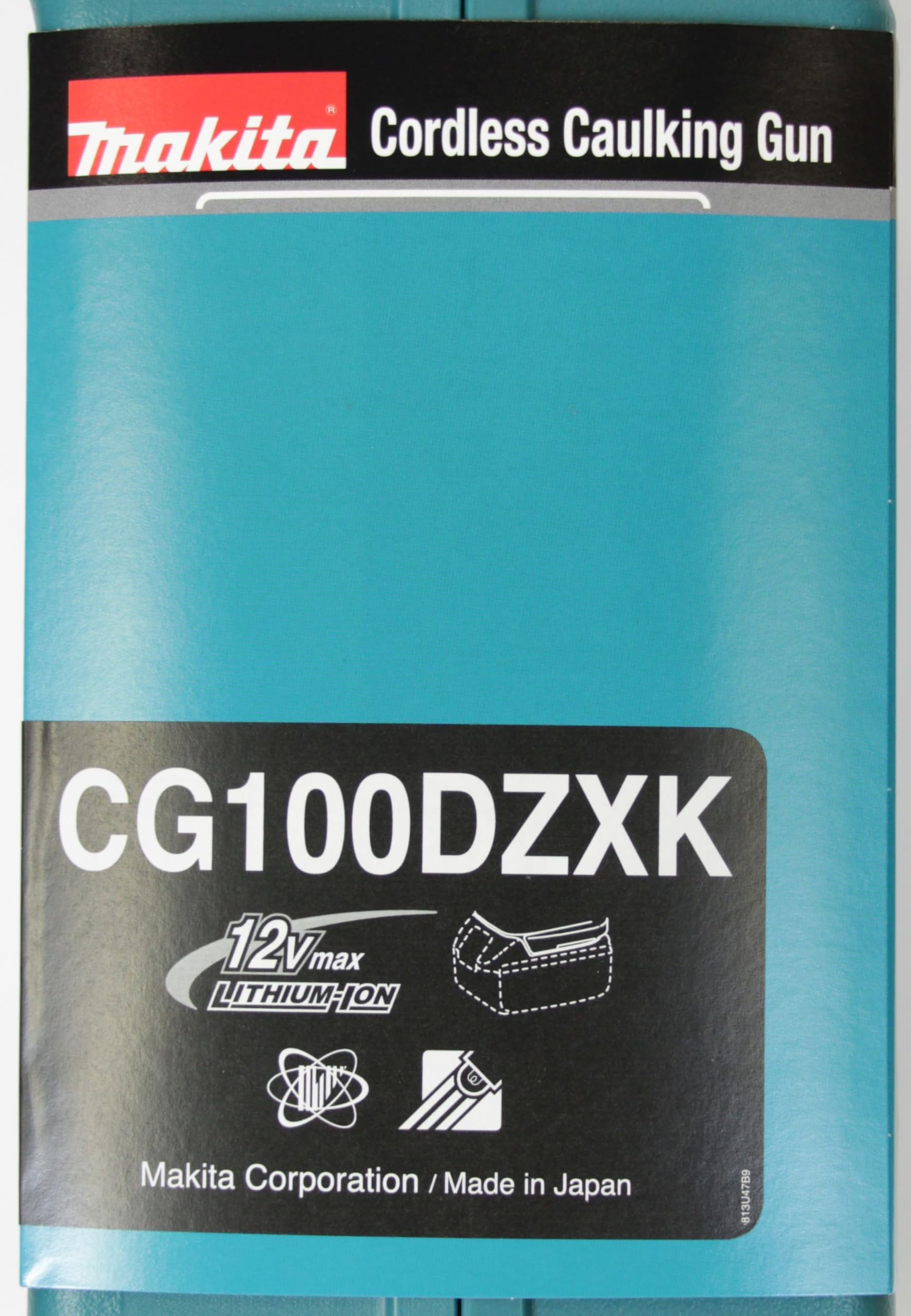 Pistolet à mastic 12 V CXT Li-Ion (Solo) en valise - MAKITA CG100DZXK