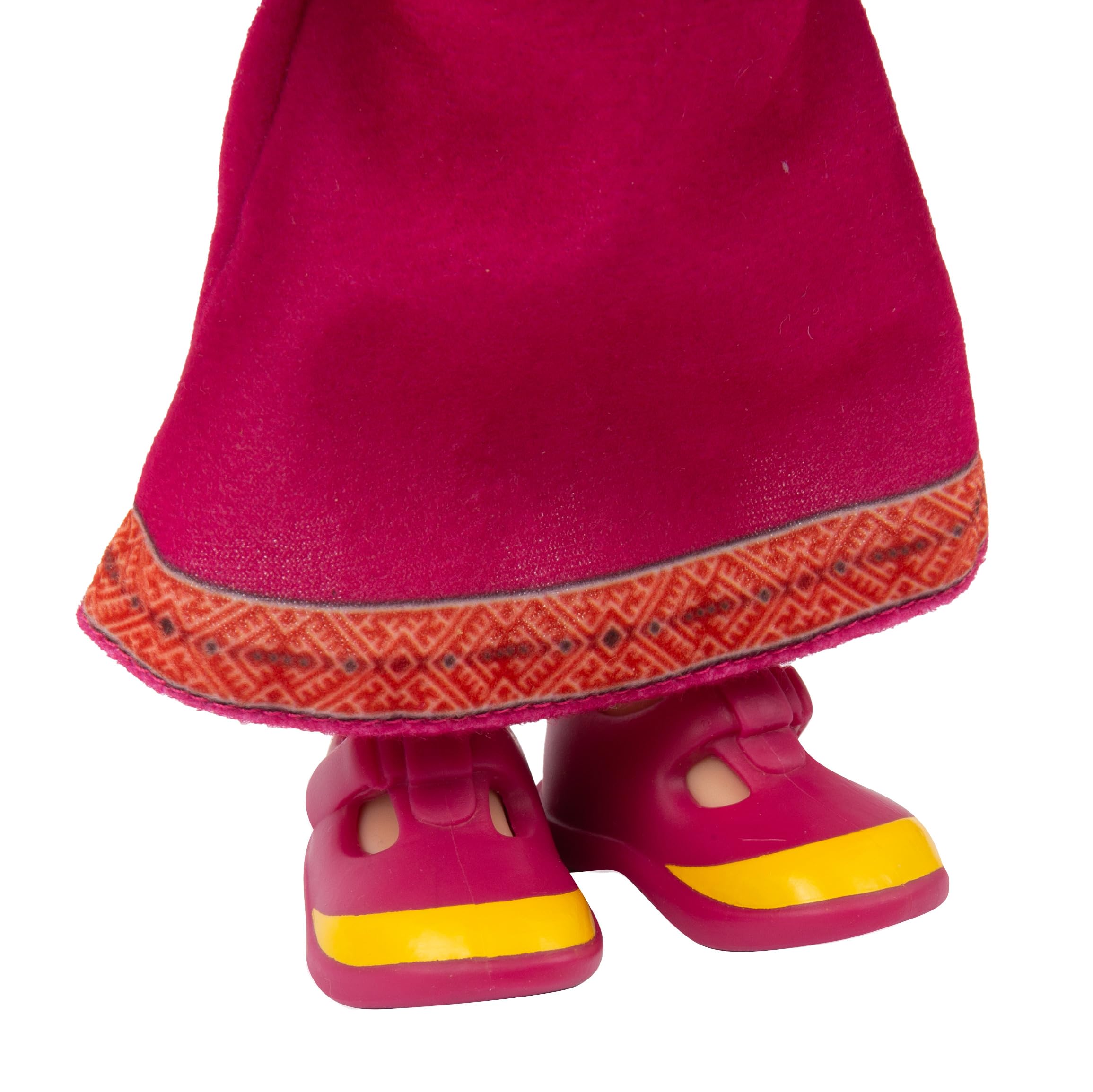 Giochi Preziosi Masha Doll 23cm Tall Iconic Figure from Masha and Bear Series with Summer Dress and Classic Scarf - Image 2