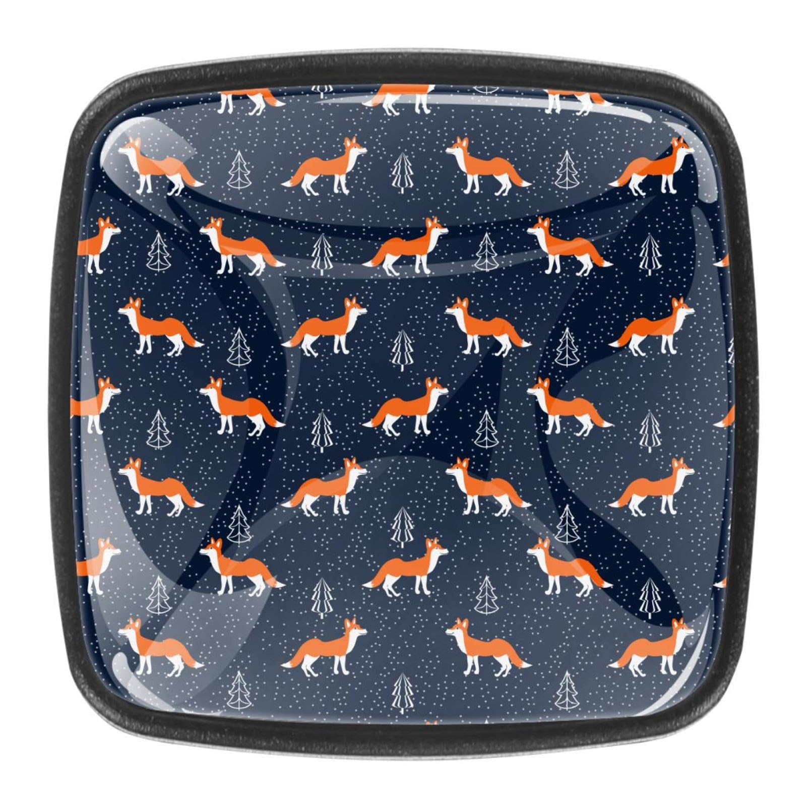 Boutons de tiroir renard mignon pour décorer une chambre d'enfant chaleureuse