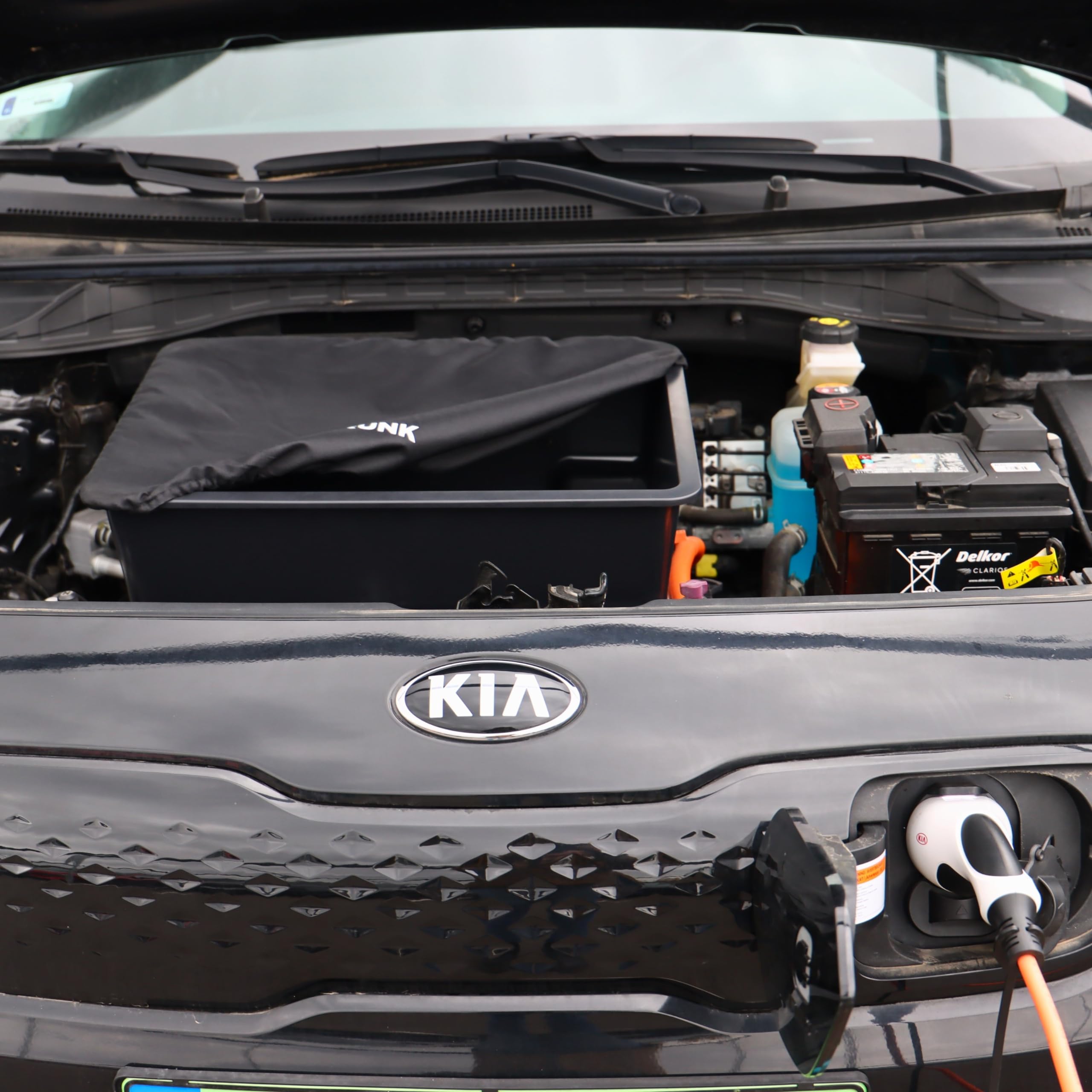 rati Frunk I Convient pour Hyundai KONA Electric 2018-2023 / KIA E-Soul 2020- I Coffre Avant à moderniser avec Support et Capuchon de Protection élastique