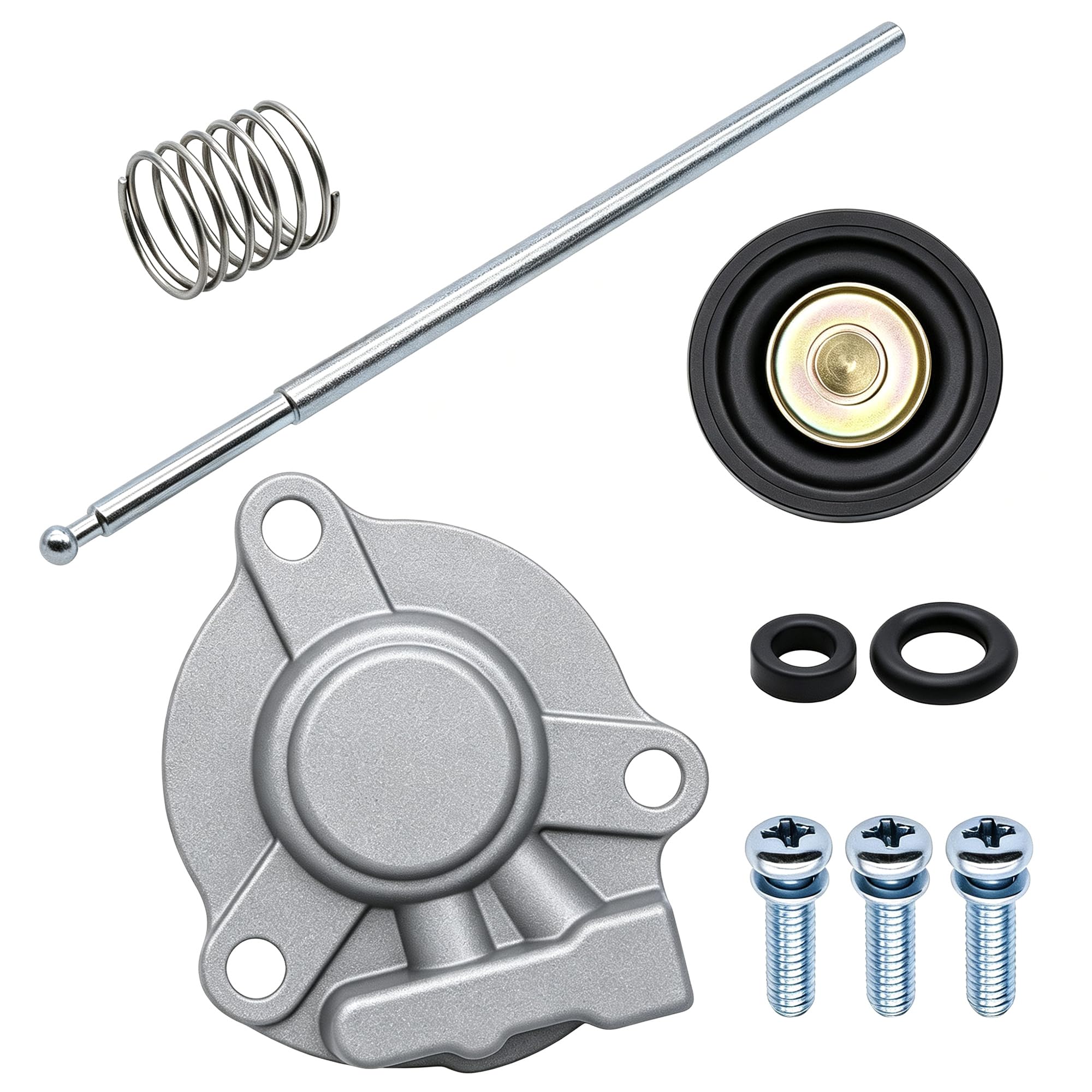 Carburetor Accelerator Pump Diaphragm Carb Rebuild Kit Compatible with Honda CRF450R CRF450X Z155 CRF250R CRF250X TRX450R TRX450ER Compatible with Yamaha YFZ450 YFZ 450 2004-2009 Carb-image-35