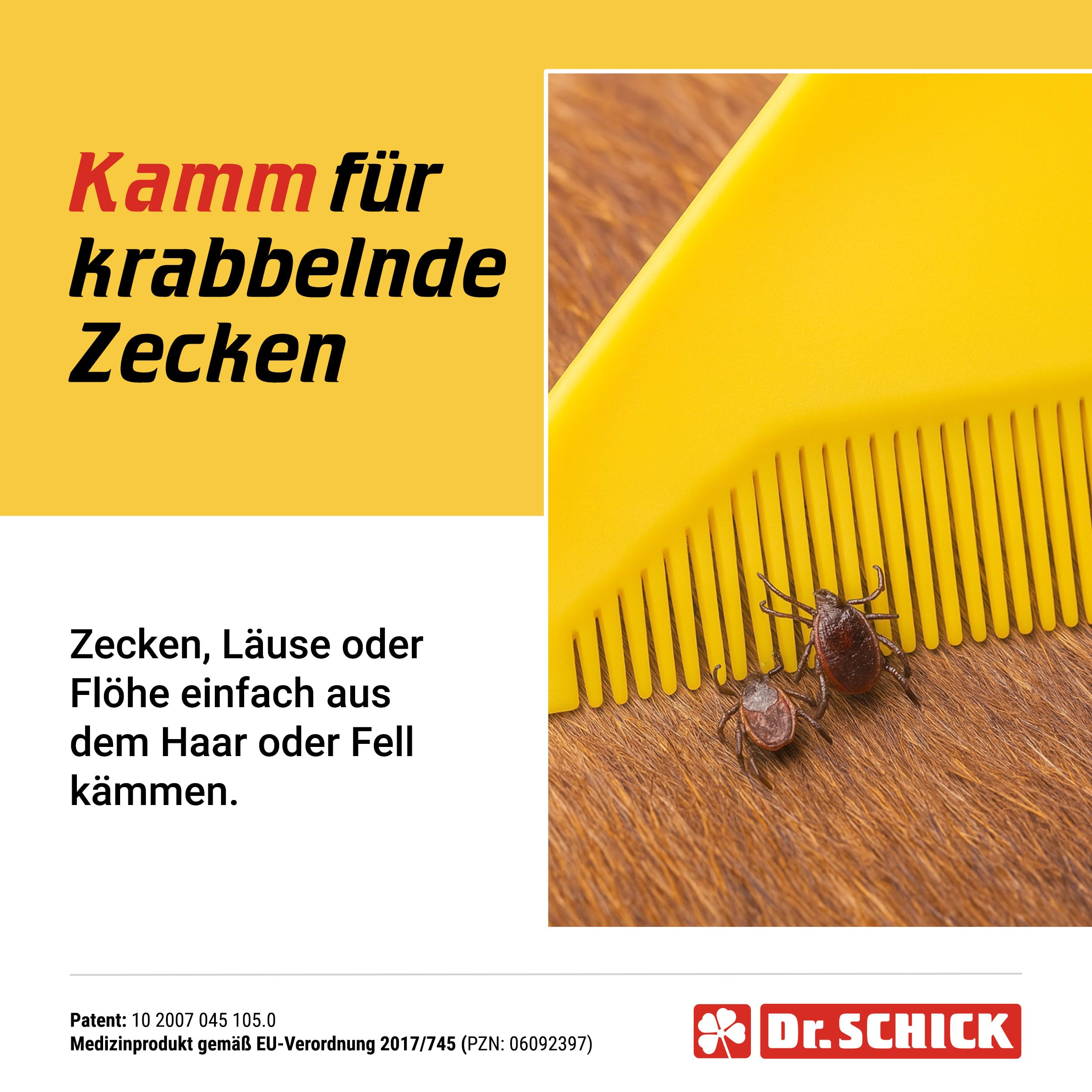karta grzebieniowa na kleszcze