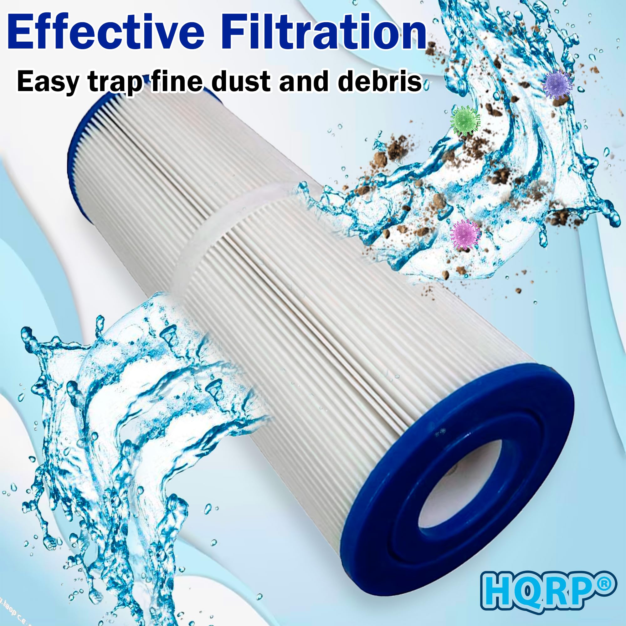 Filtres Spa De Rechange - Lot De 2 - Compatible Pleatco PRB50-IN, Unicel C-4950, Etc. - 5x13 Pouces