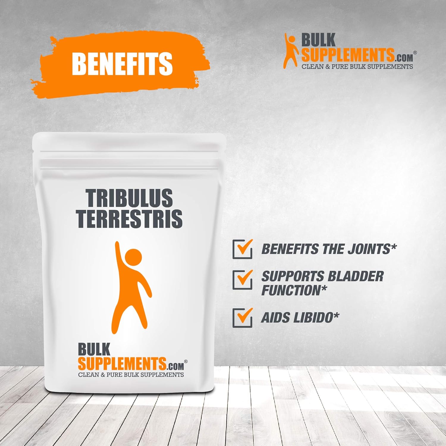BulkSupplements Tribulus Terrestris Powder - Tribulus Terrestris for Men - Testosterone Booster for Men (1 Kilogram - 2.2 lbs) : Health & Household