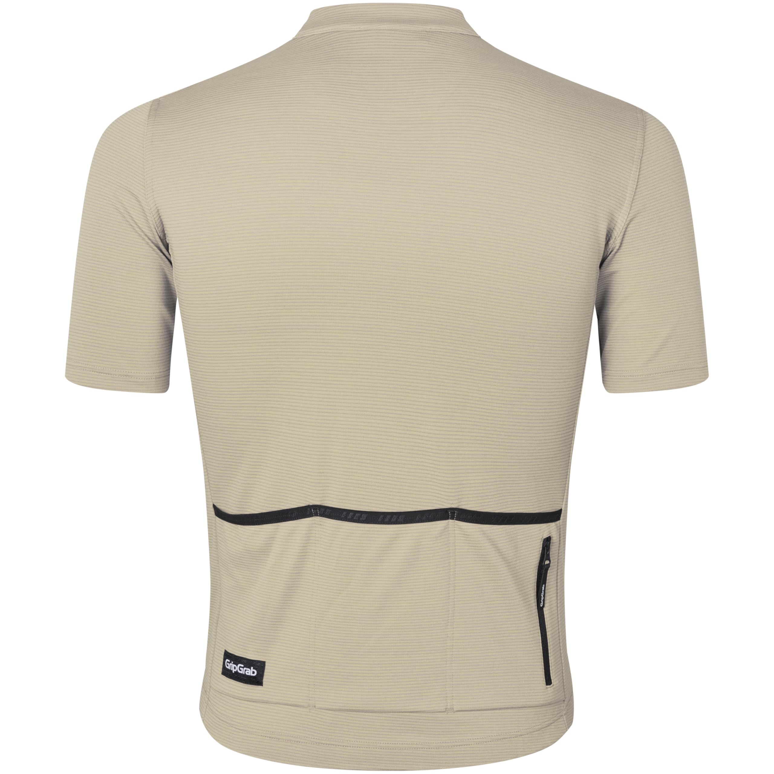 GripGrab EXPLR Merinotech Herren Sommer Kurzarmtrikot Merino Fahrradtrikot | Funktionales Gravel Radtrikot mit YKK-Reißverschluss, 3 Rückentaschen und Reißverschlusstasche, Silikongripper am Saum