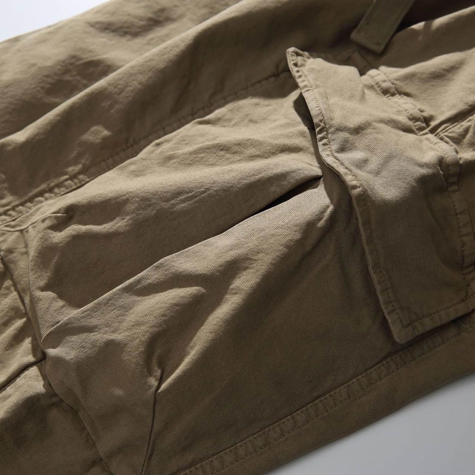 Pantalon Cargo Homme Coupe Ample Poches Cargo Mélange Coton Usage Quotidien