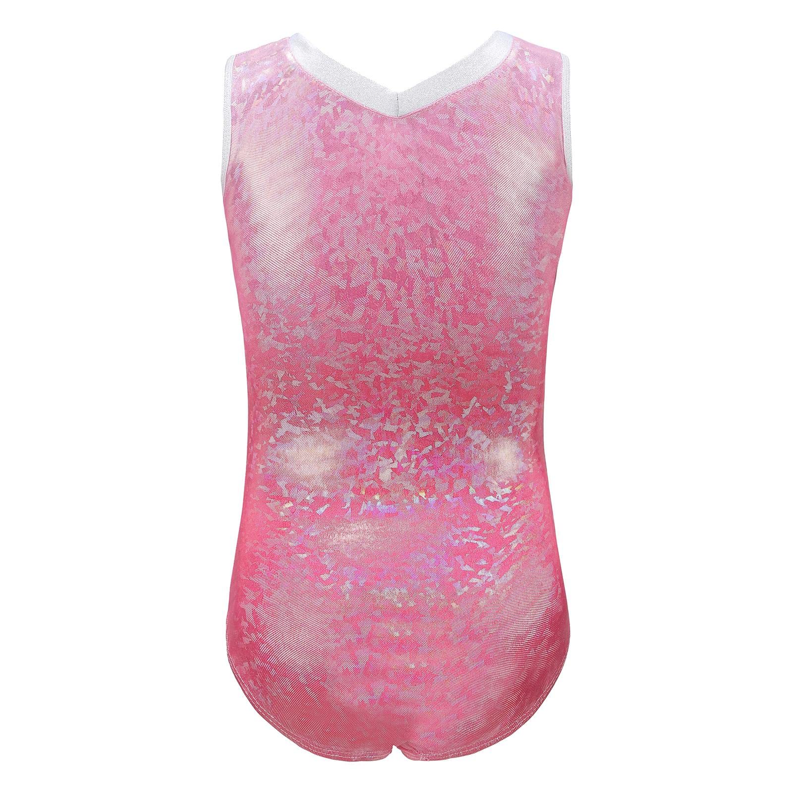 Da Ginnastica per Bambina, Costume da Ginnastica per Bambini, Body da Ballo Atletico, Body da Balletto, 3 Pezzi