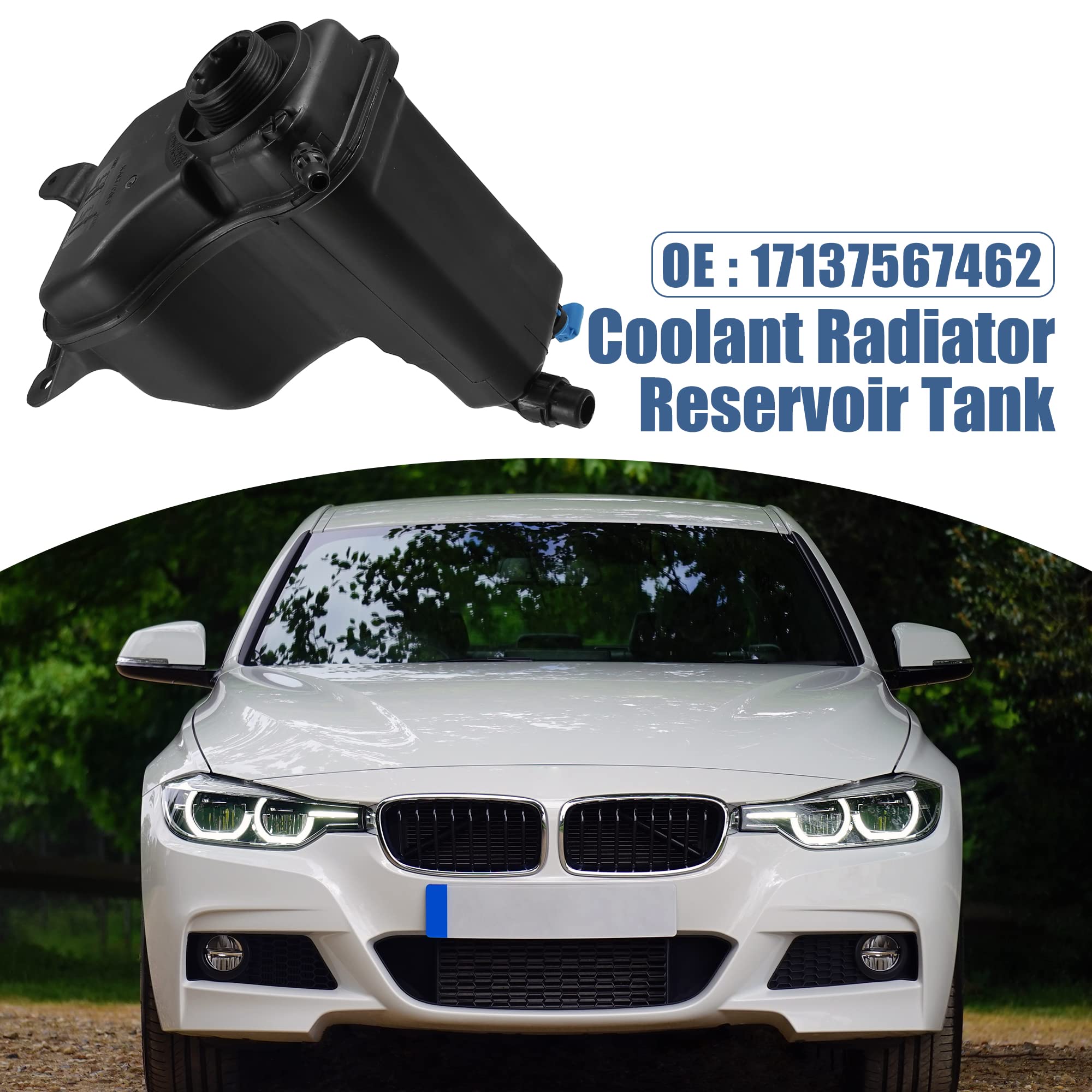 Amazon.com: X AUTOHAUX Coolant Radiator Reservoir Tank 17137567462 