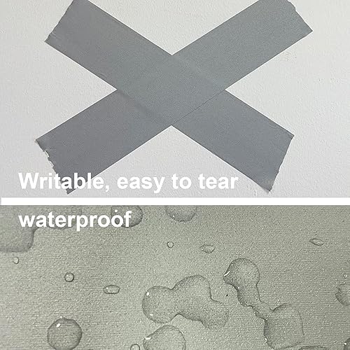Miniatura 3 de WELSTIK 1 paquete de cinta Gaffer gris, 3 pulgadas x 60 yardas, 60 yardas de longitud, grabación de películas y televisión, producción de