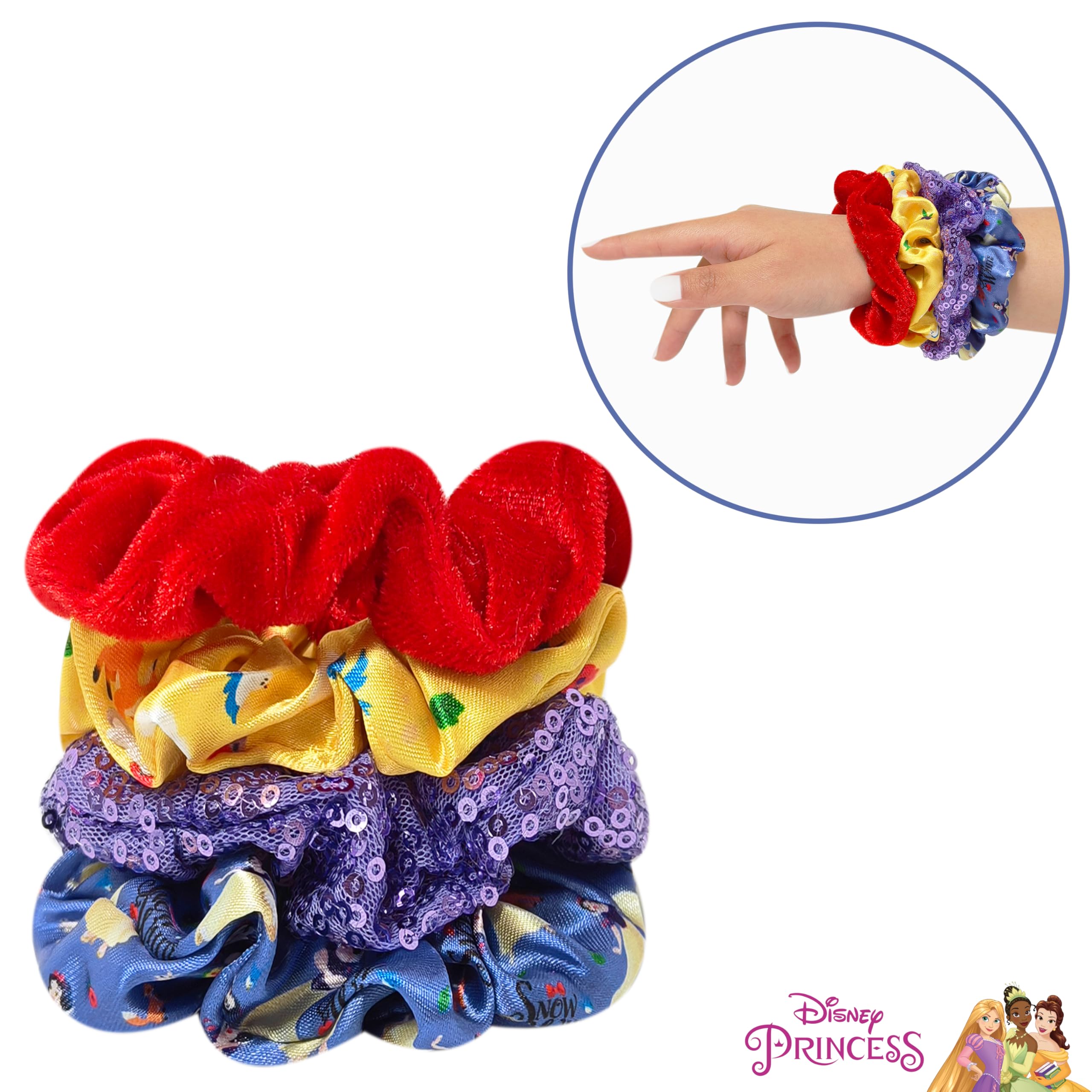 Stoney clover lane Disney Princess Snow White Kids Scrunchie Set Amazon.com : LUV HER Disney Princess Snow White Hair  main image 2