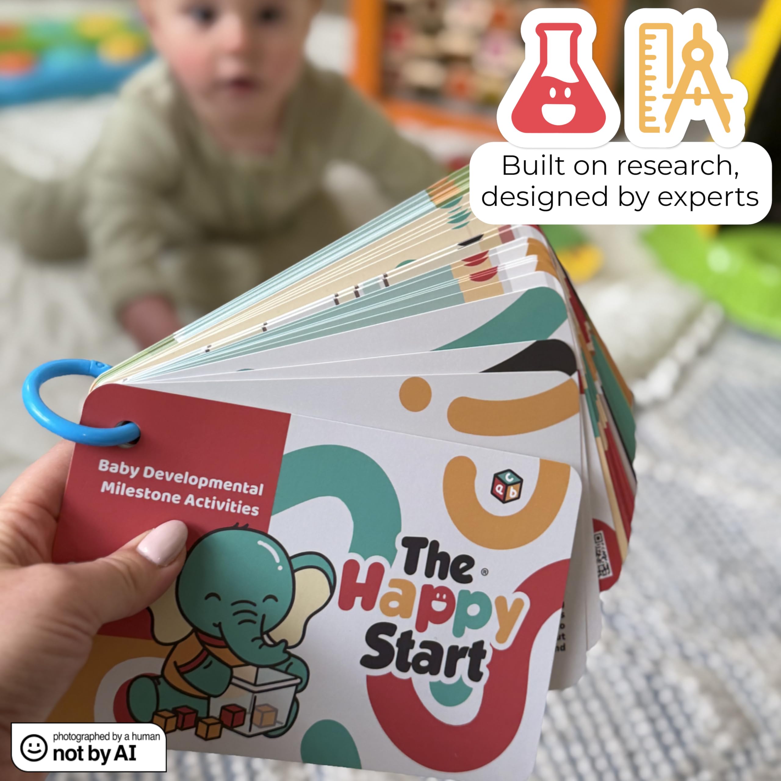 Happy Start Cartes d'activités primées pour bébé, 0 à 12 mois