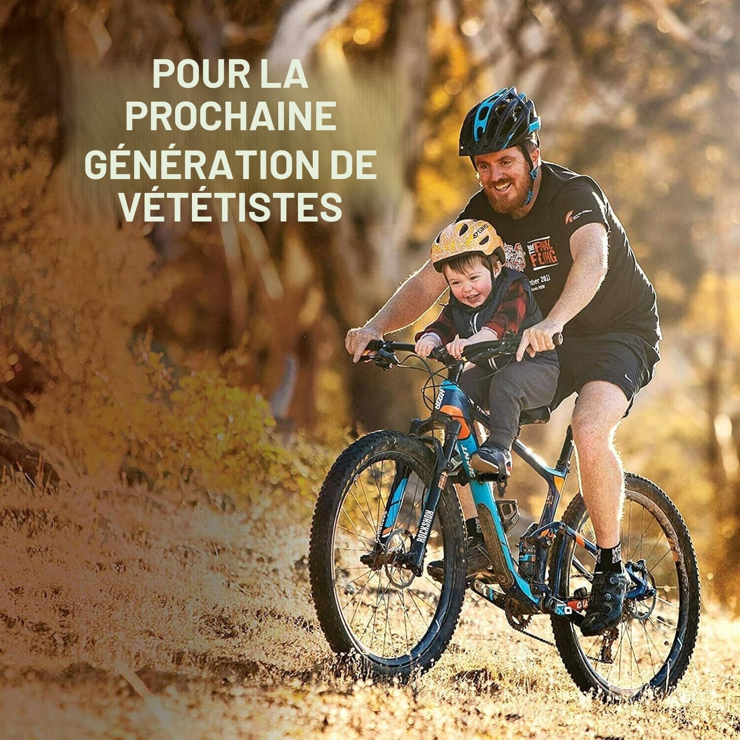 Selle de Vélo Enfant Avant avec Guidon et Pédalier, Siège Vélo Enfant Compatible VTT Adulte, Porte Enfant Amovible 2-5 Ans